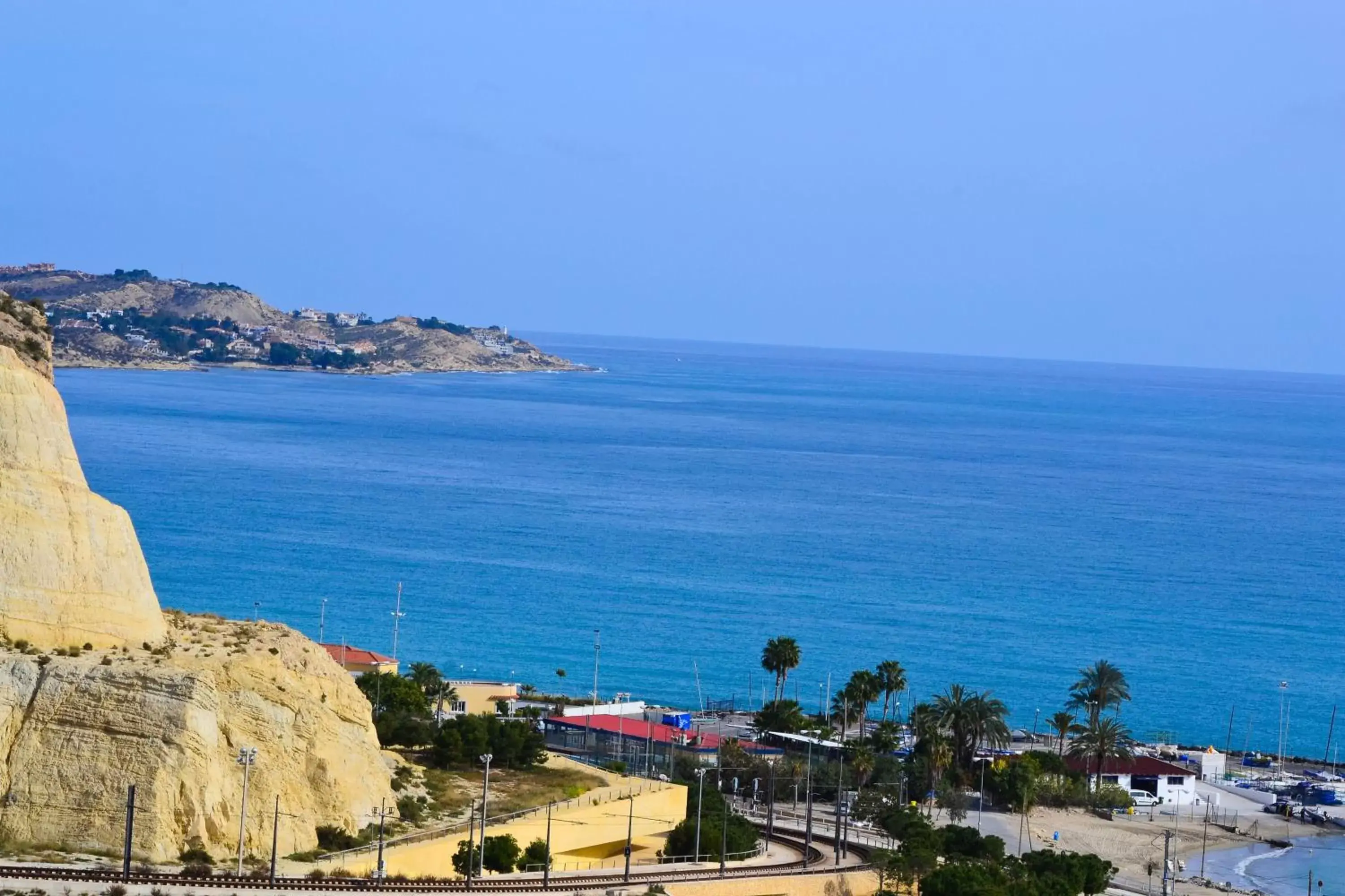 Balcony/Terrace, Sea View in Hotel Maya Alicante