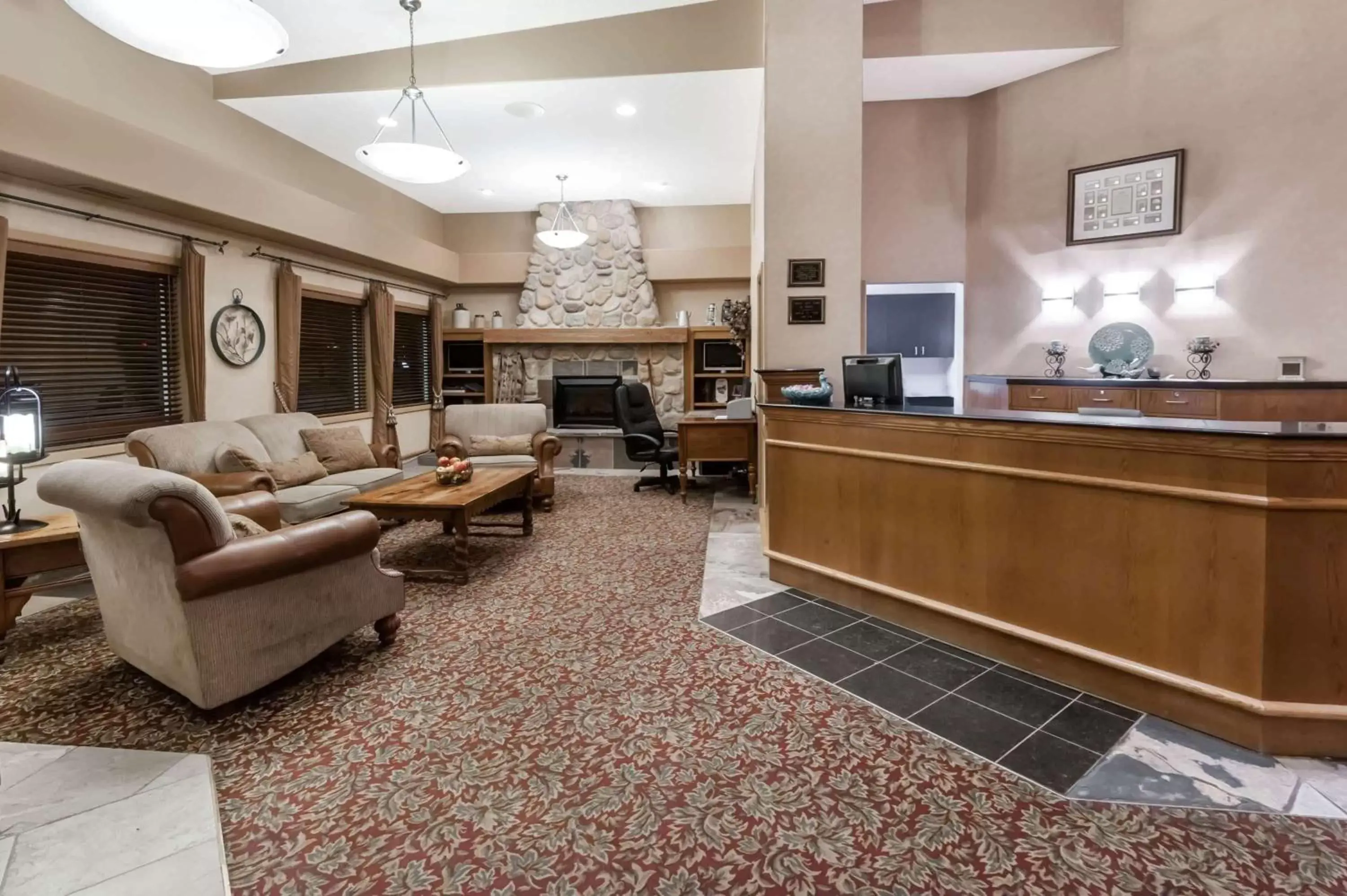 Lobby or reception, Lobby/Reception in Stony Plain Inn & Suites