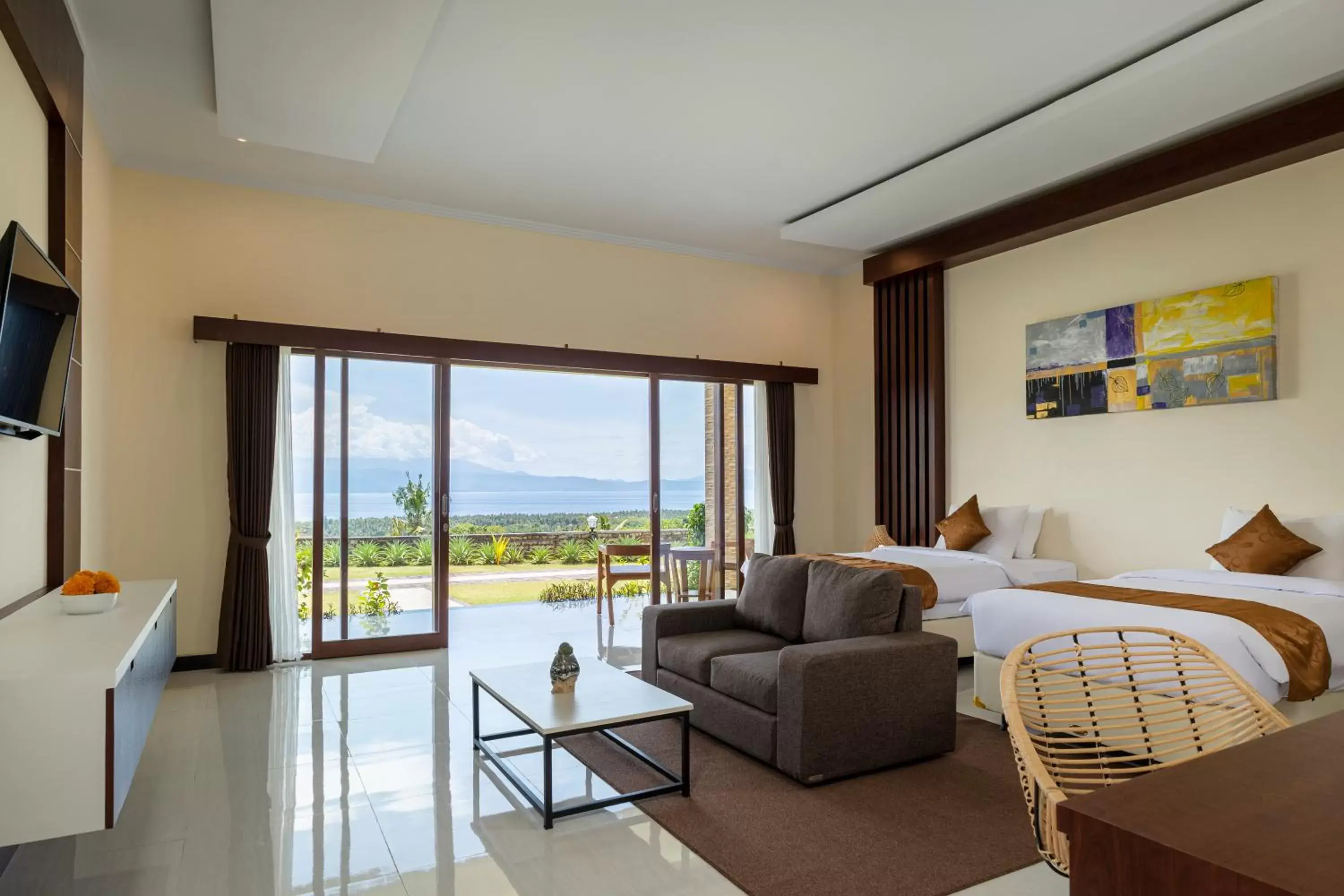 Bed, Seating Area in Semabu Hills Hotel Nusa Penida