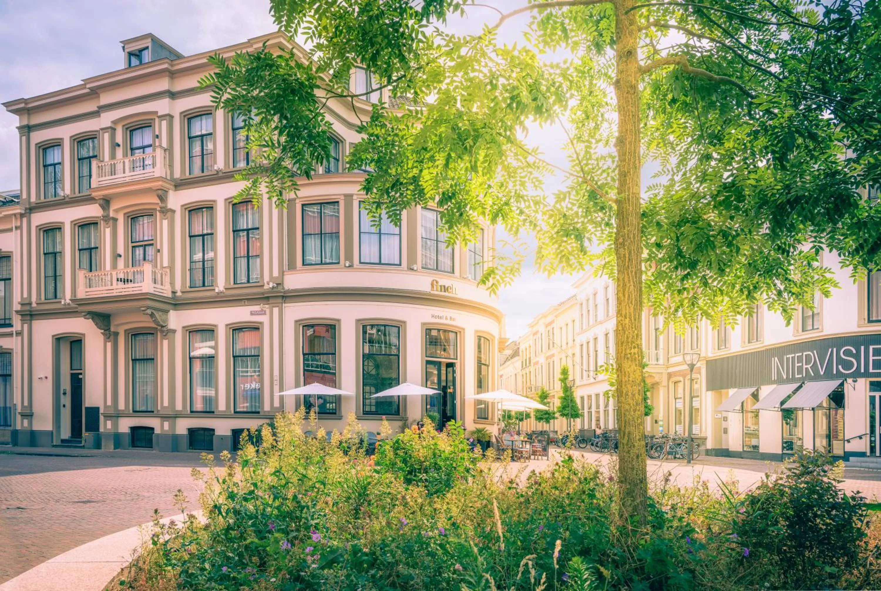 Property building in FINCH Boutique Hotel, downtown