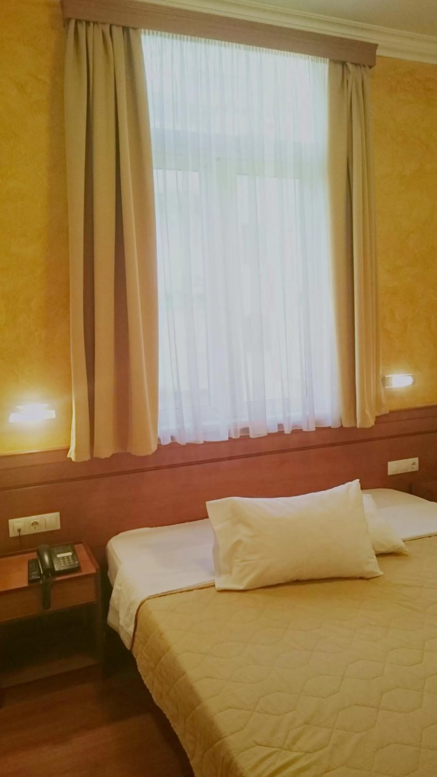 Bed in Hotel Rio Athens