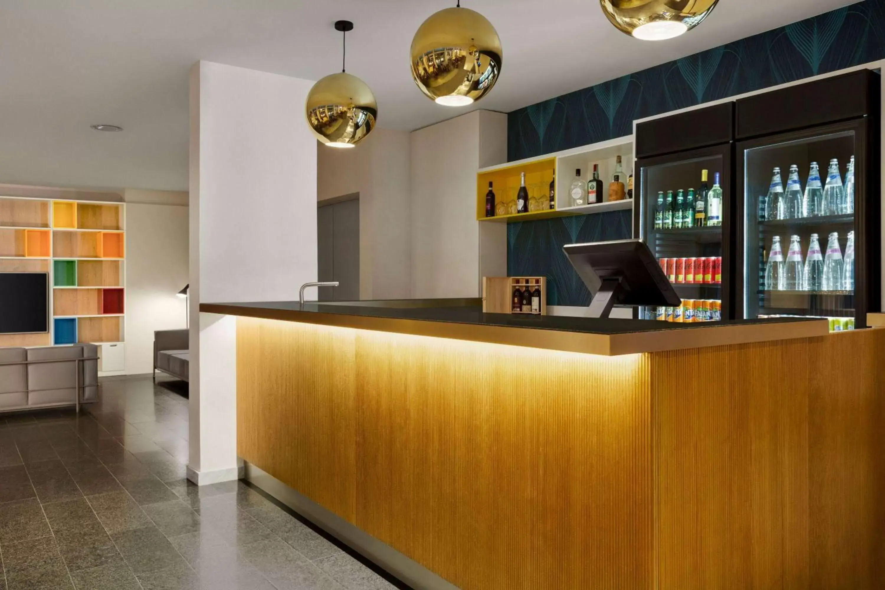 Lounge or bar, Lobby/Reception in Wyndham Garden Florence