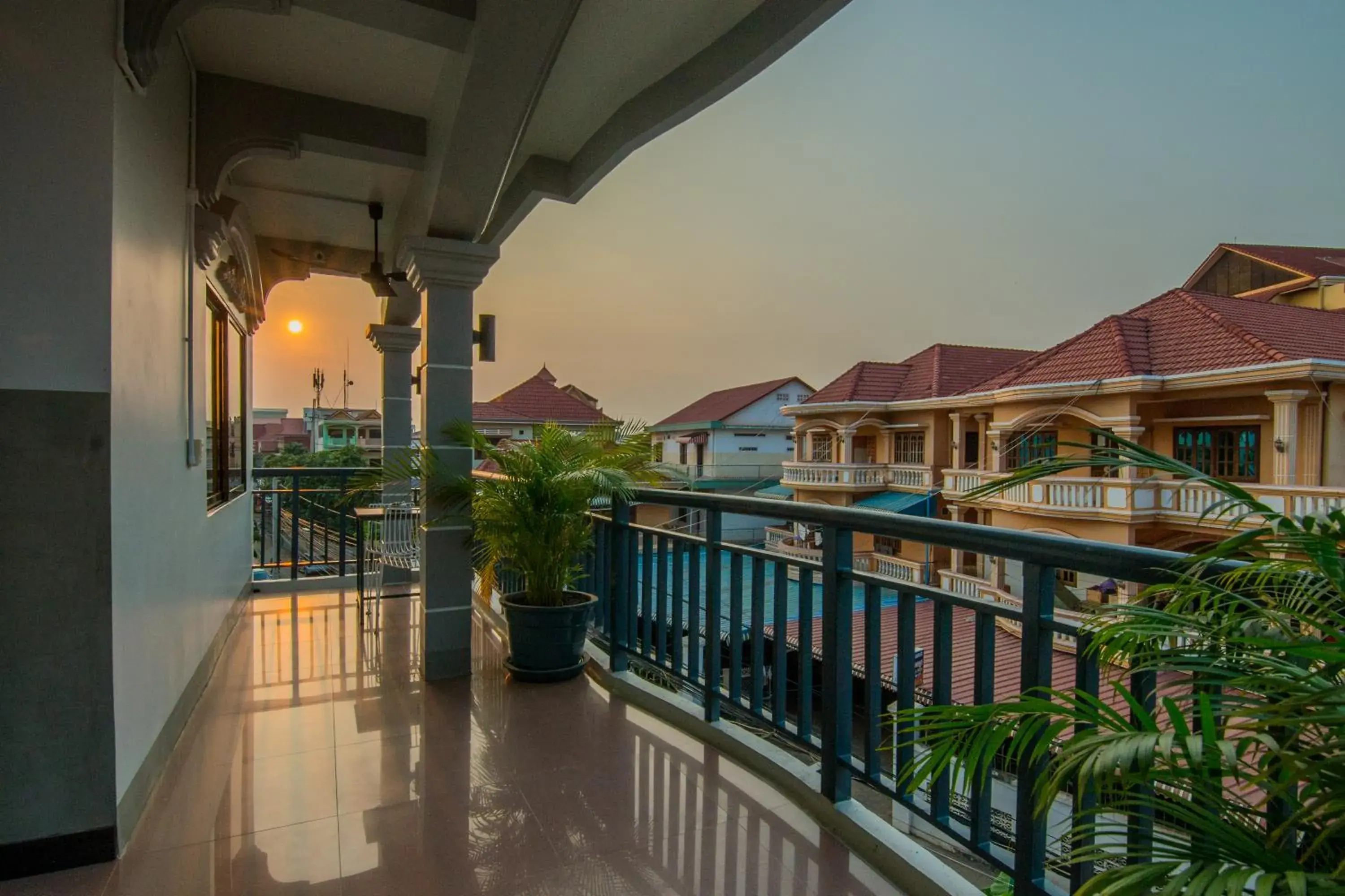 Balcony/Terrace in Bokre Angkor Hostel