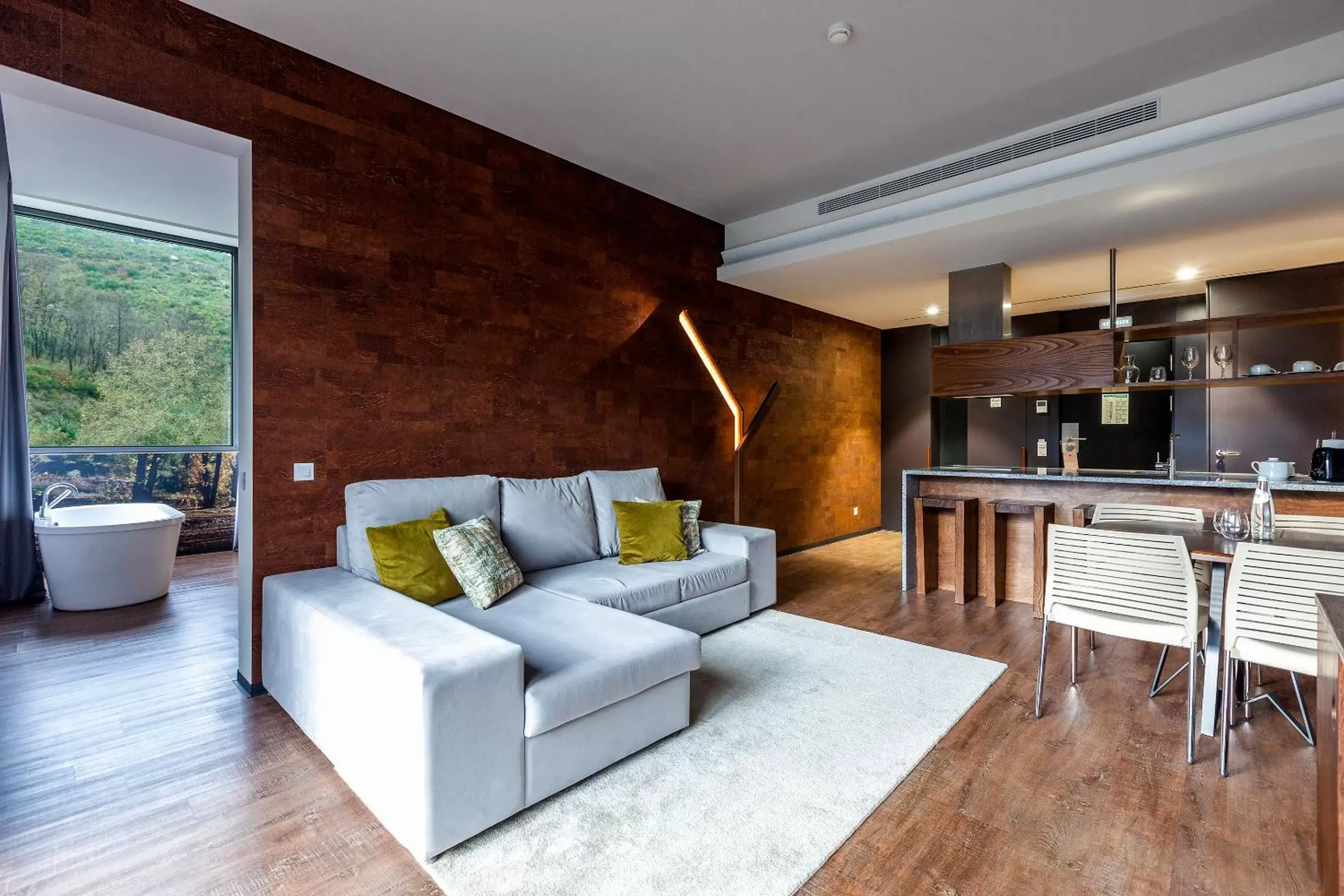 Kitchen or kitchenette, Seating Area in Aqua Village, Health Resort