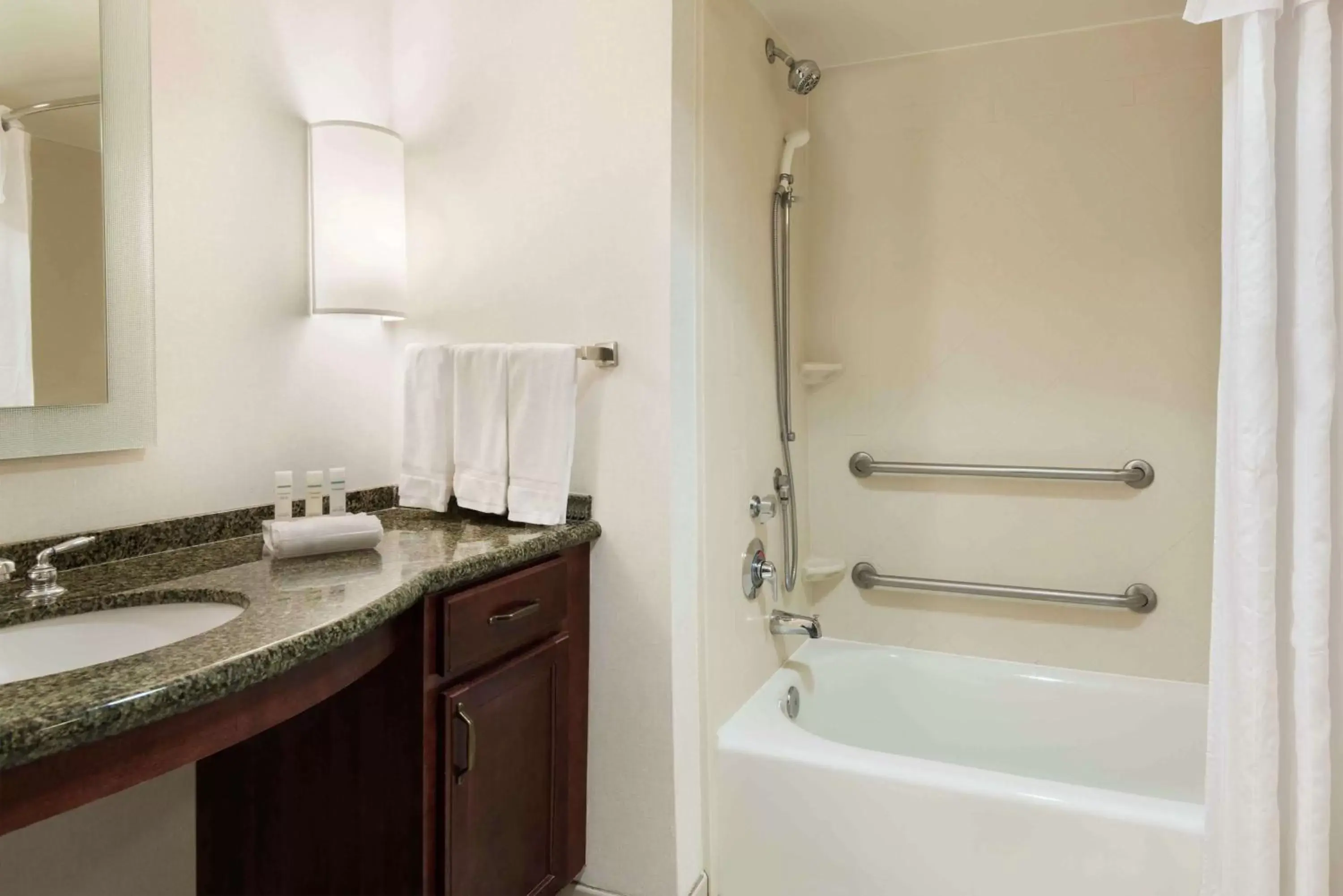 Bathroom in Homewood Suites by Hilton Tampa Airport - Westshore