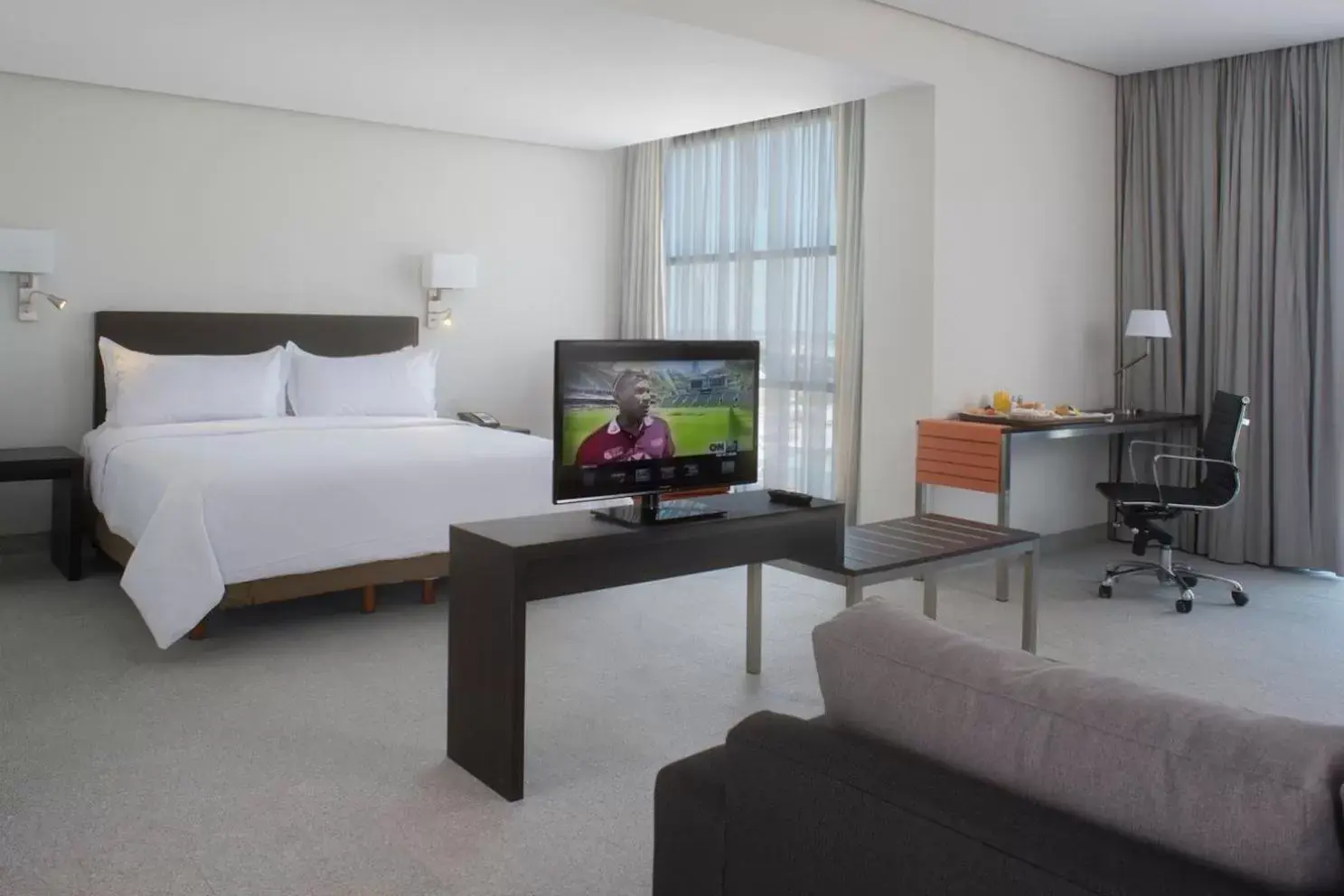 Photo of the whole room, Bed in Fiesta Inn Merida Photo of the whole room, Bed in Fiesta Inn Merida