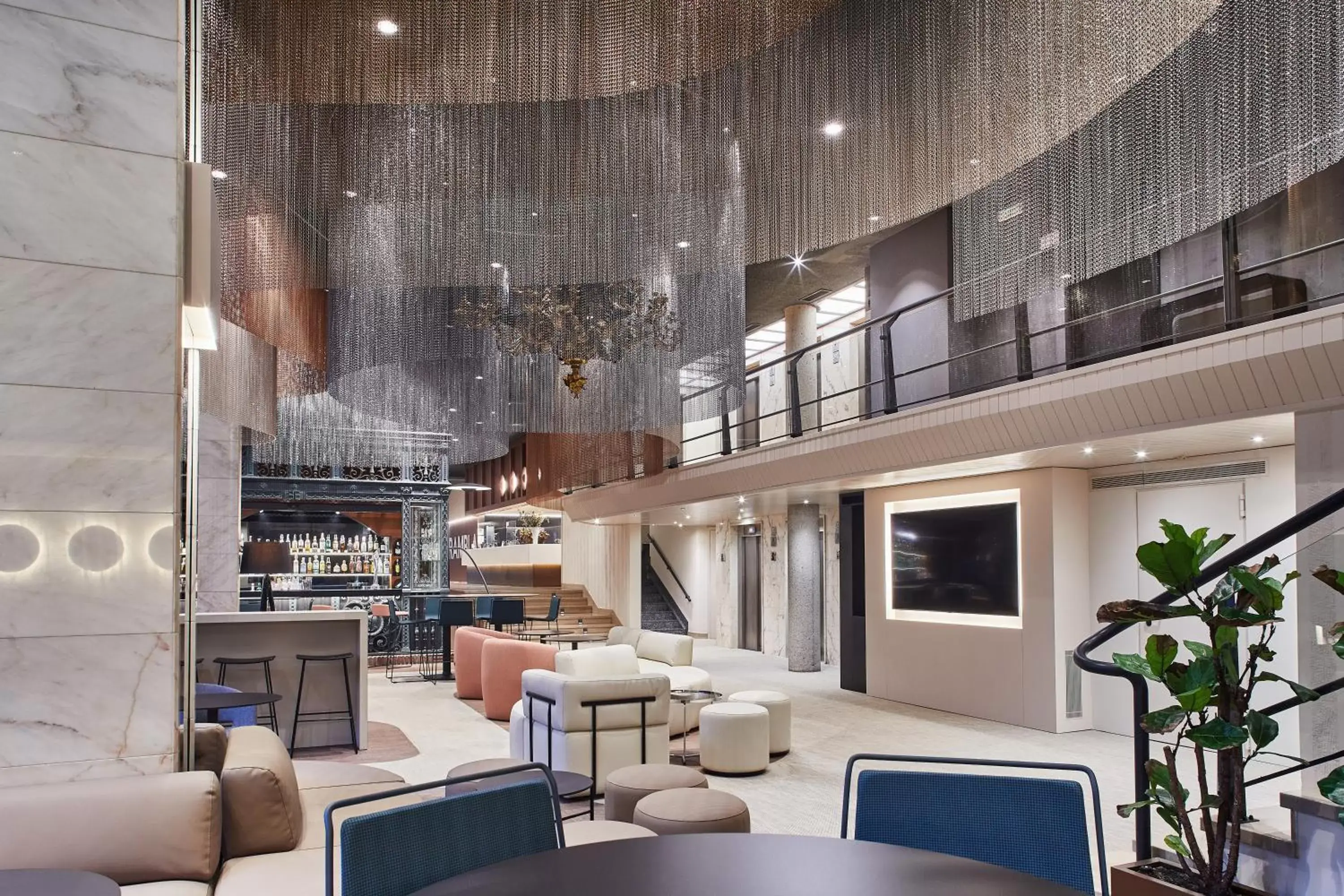 Lounge or bar in Silken Ramblas Lounge or bar in Silken Ramblas