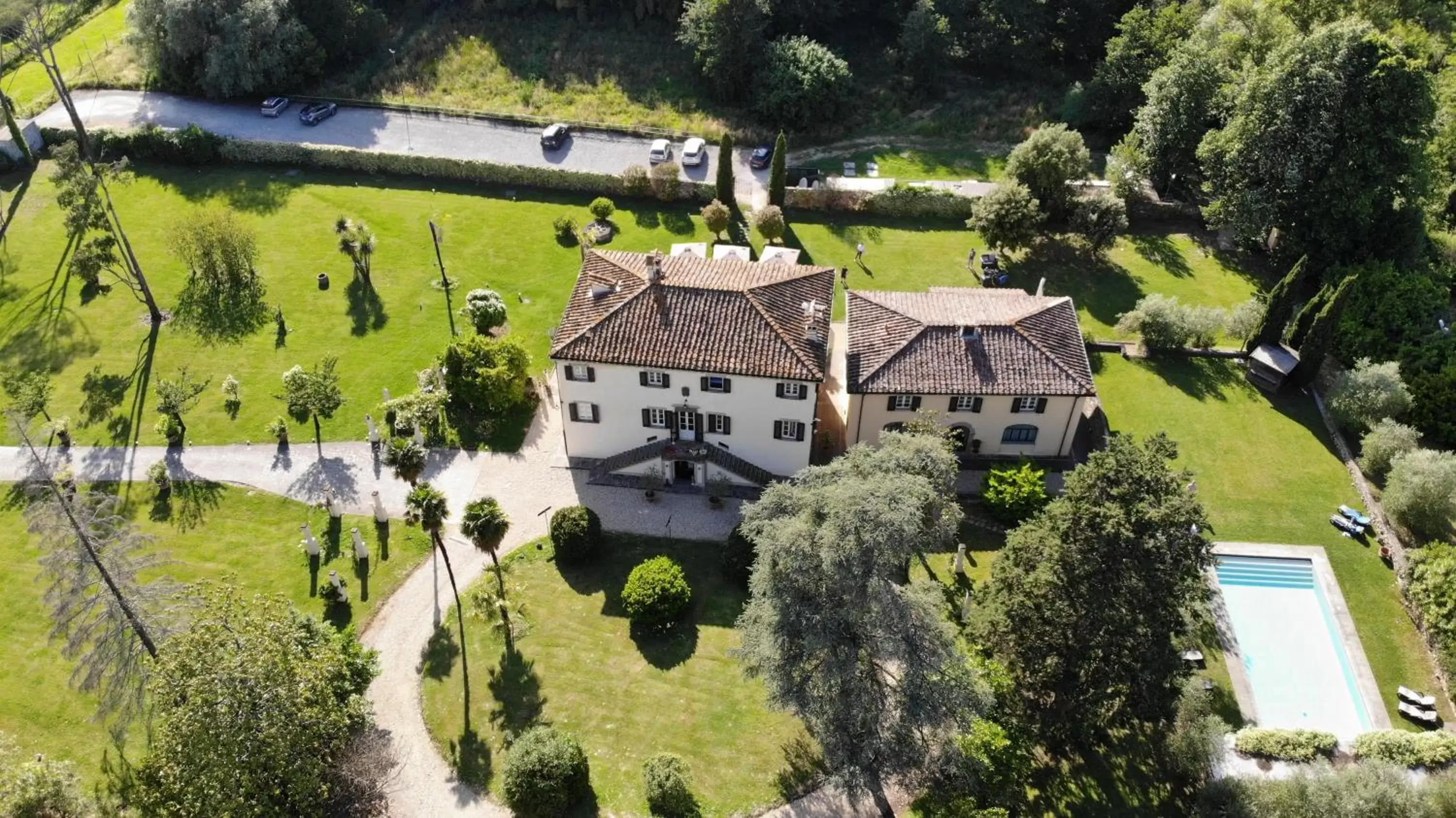 Garden, Bird's-eye View in Hotel Albergo Villa Marta