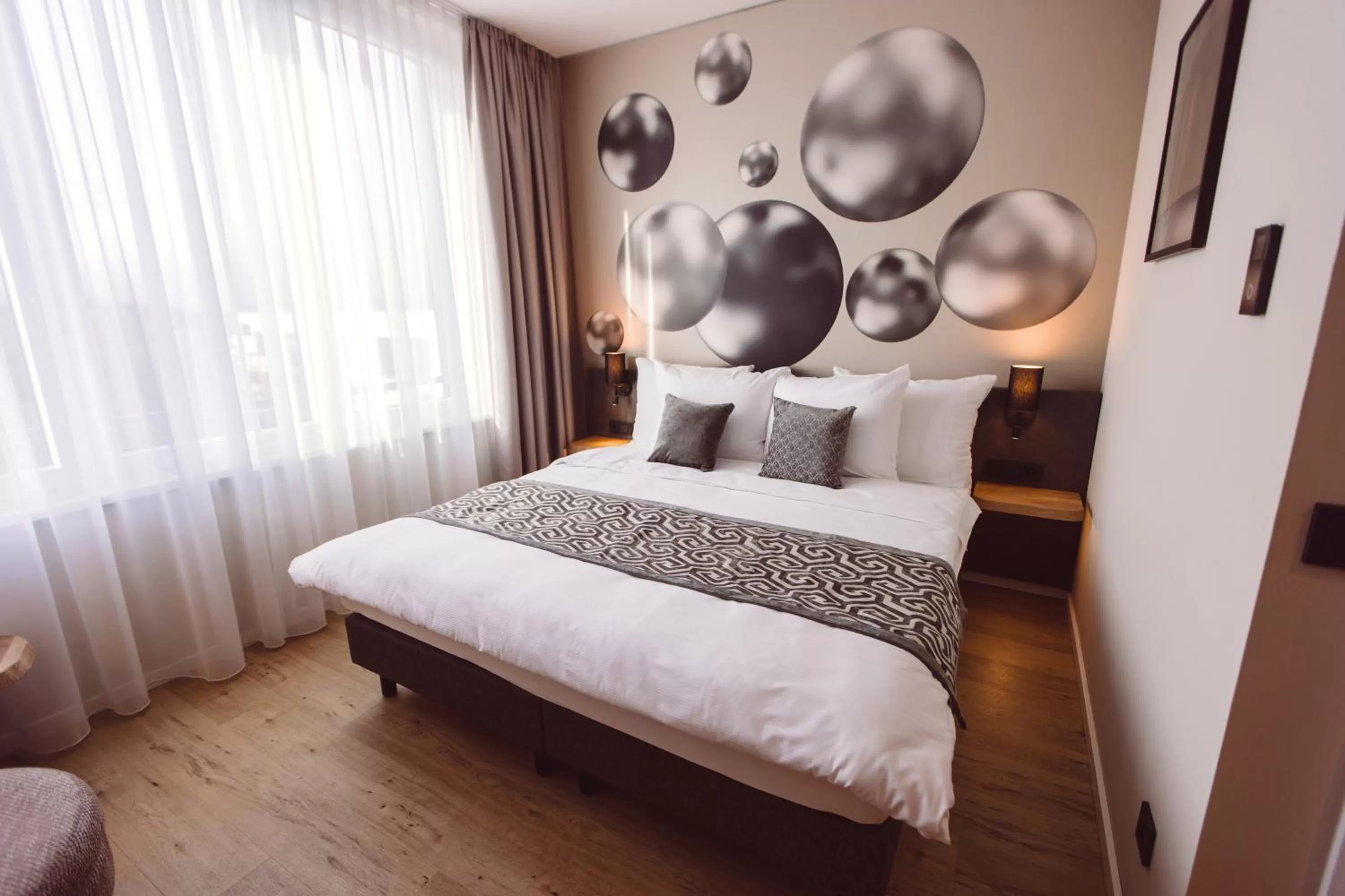 Bed in Hotel Libertas elements pure