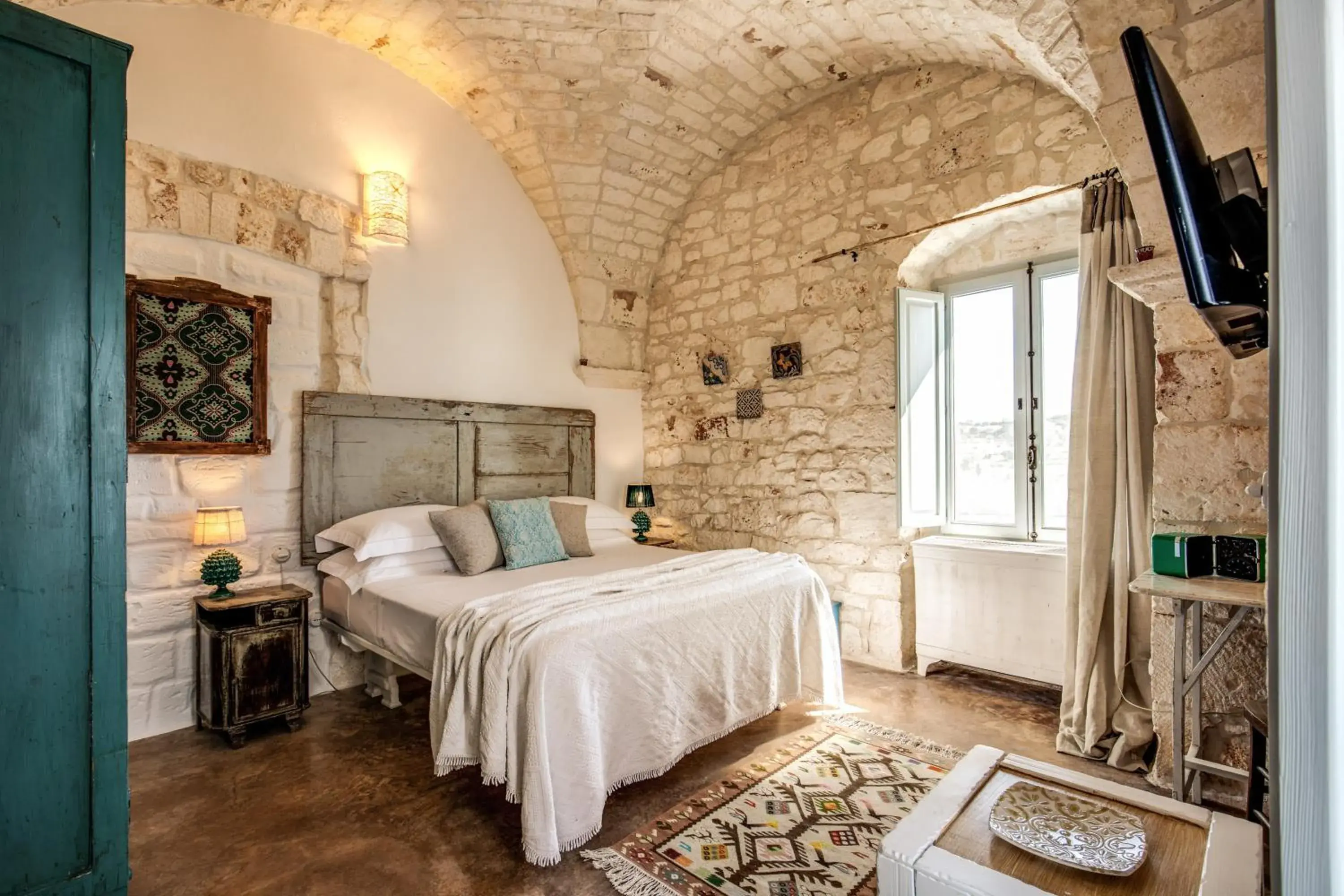 Bed in Masseria Cervarolo