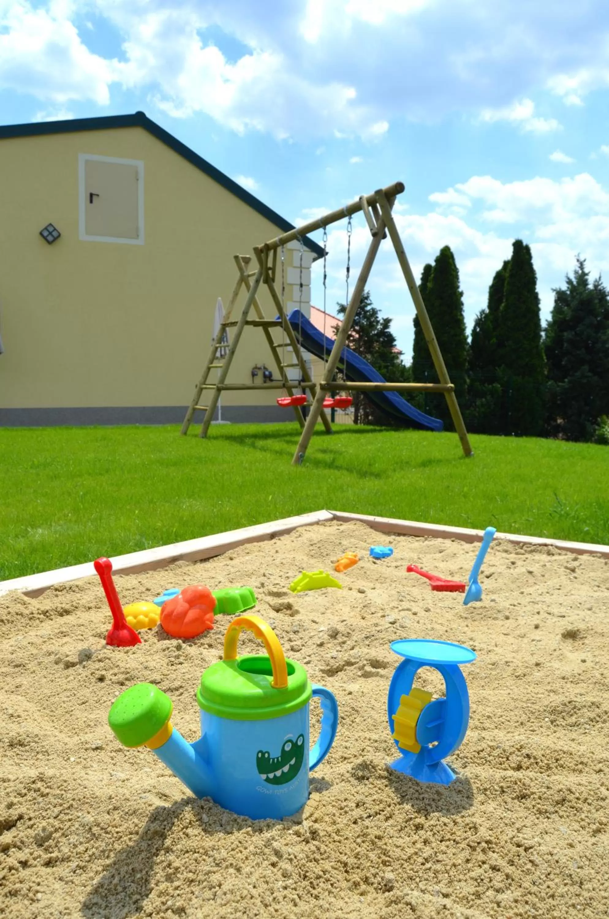 Children play ground in Pension zum Strell