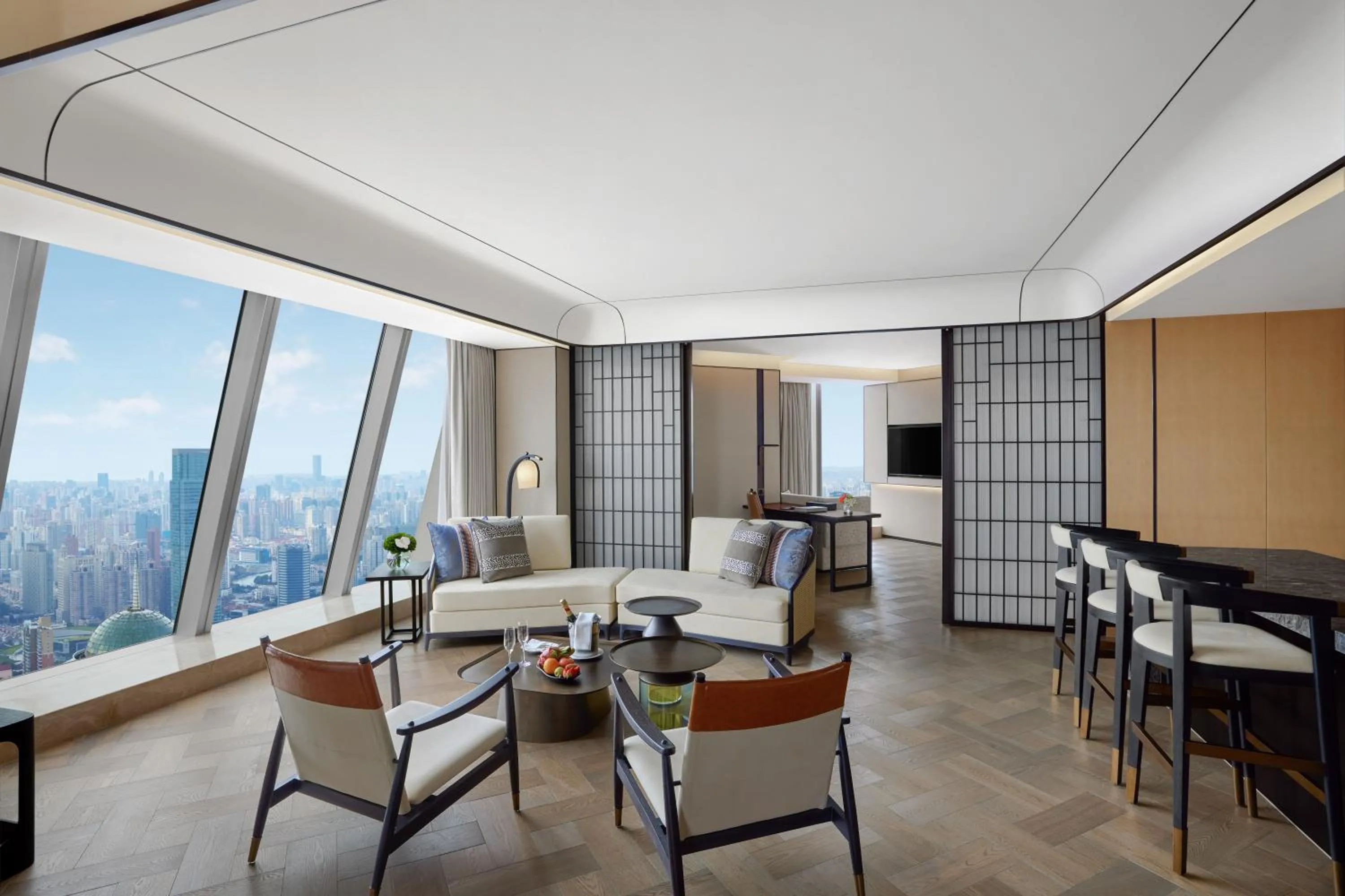 Lounge or bar in Conrad Shanghai