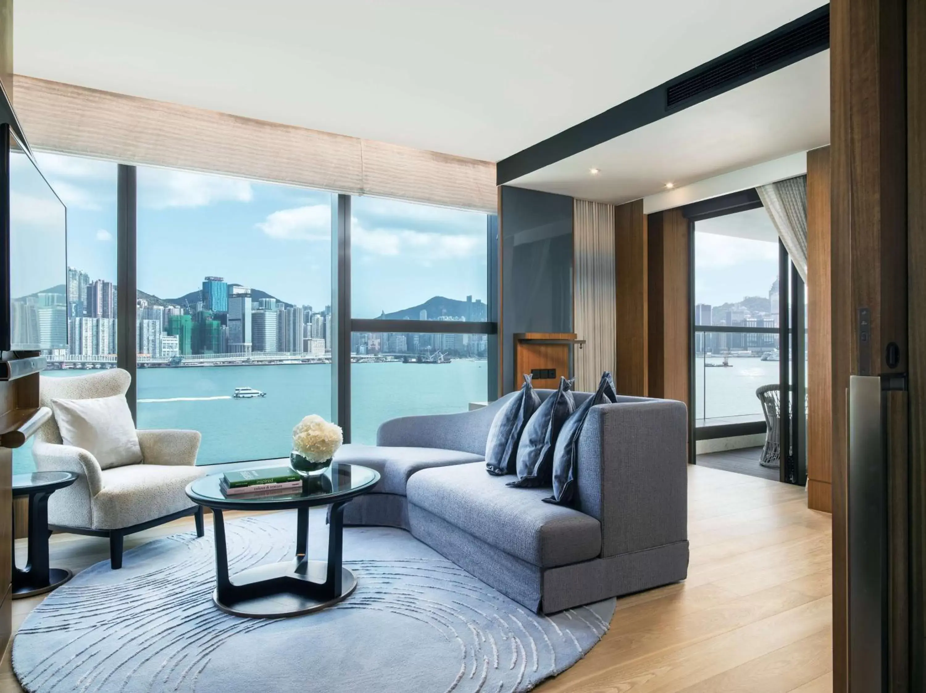 Balcony/Terrace, Seating Area in Kerry Hotel, Hong Kong