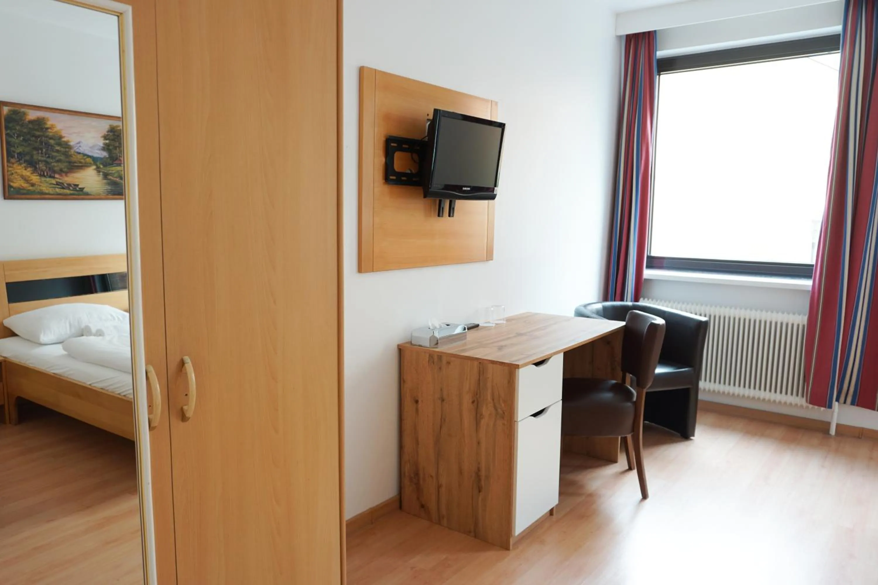 Bed in Hotel Kaffeemühle