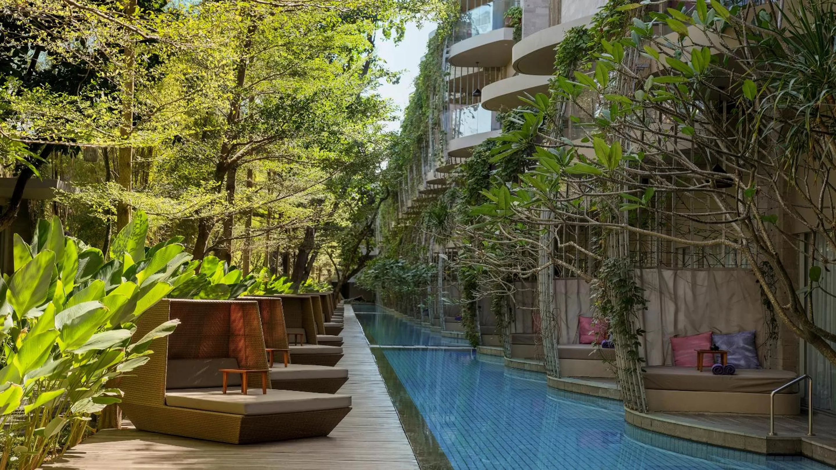 Pool view in Maya Sanur Resort & Spa