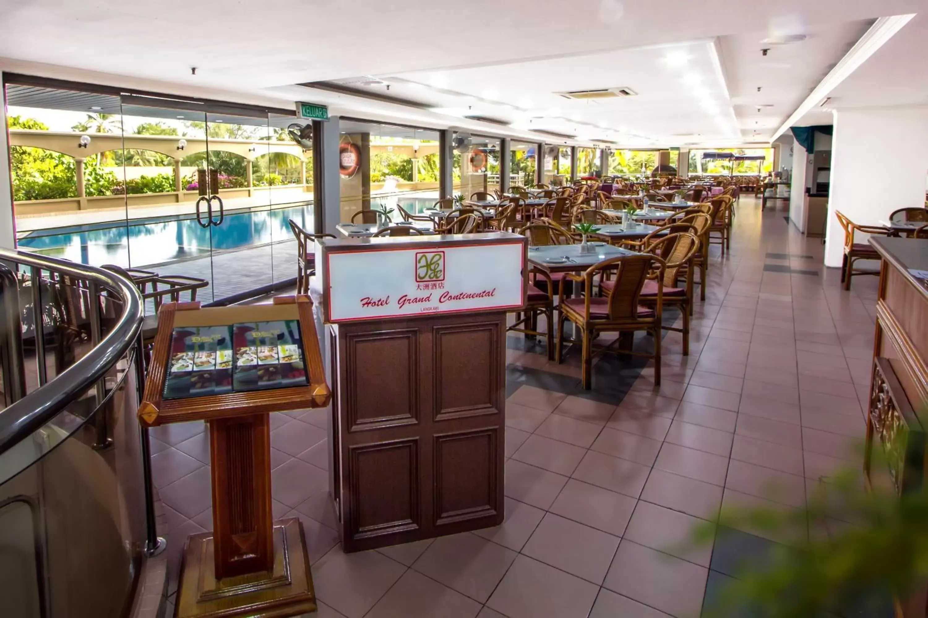 Dining area in Hotel Grand Continental Langkawi