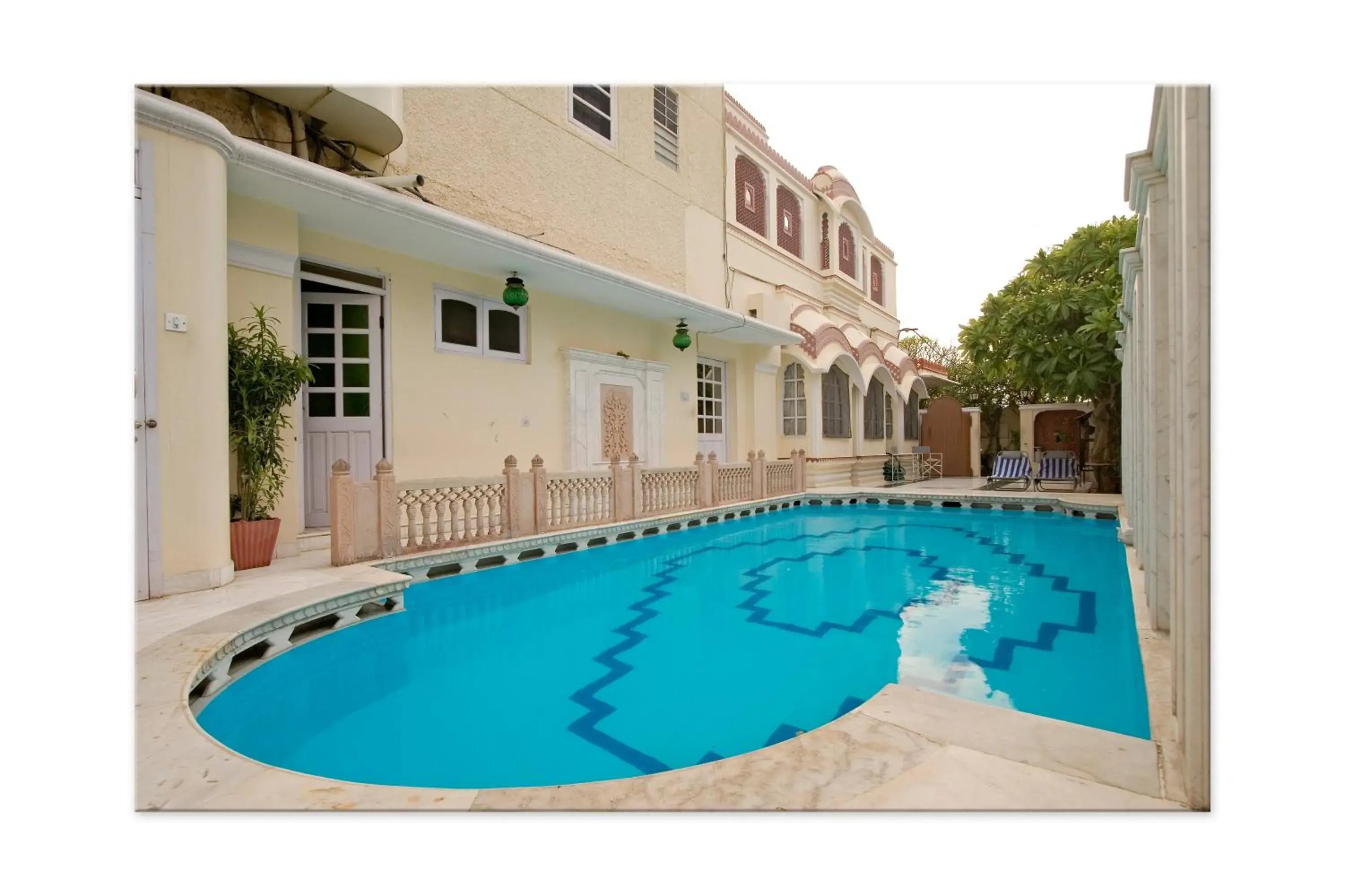 Swimming pool, Property Building in Madhuban - A Heritage Home