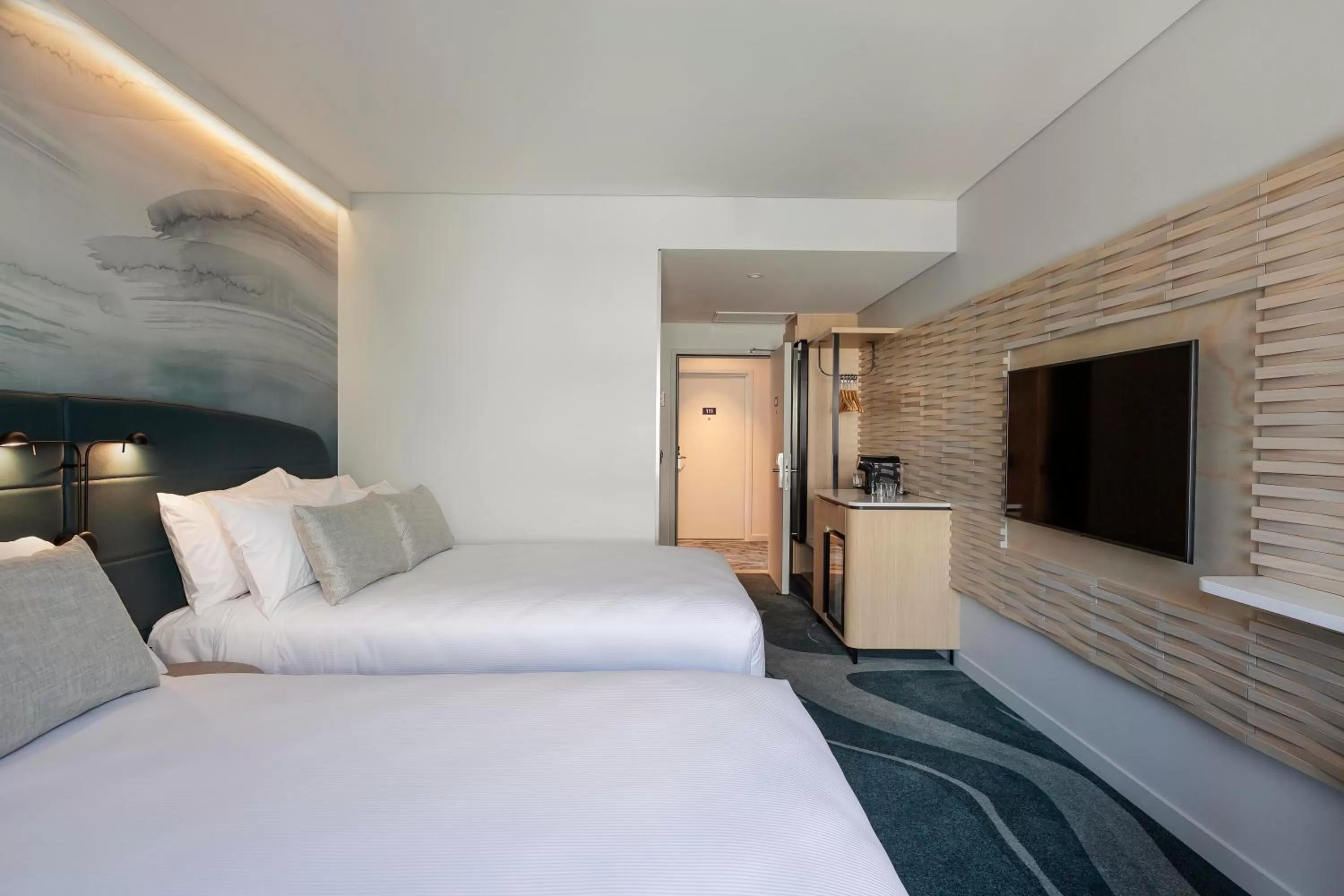 Bedroom, Bed in Novotel Tainui Hamilton