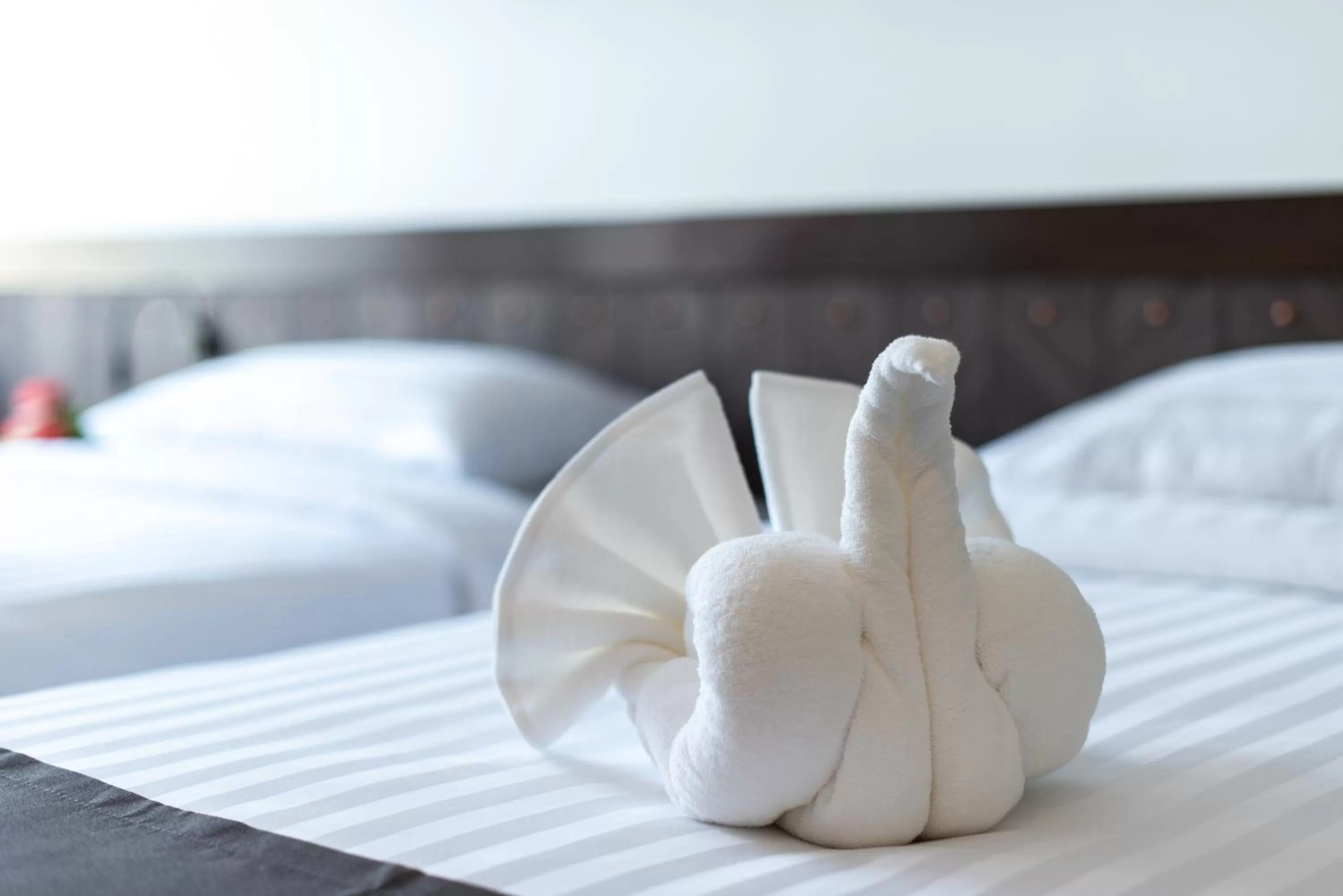 Bed in Blackwoods Hotel Pattaya - SHA Extra Plus