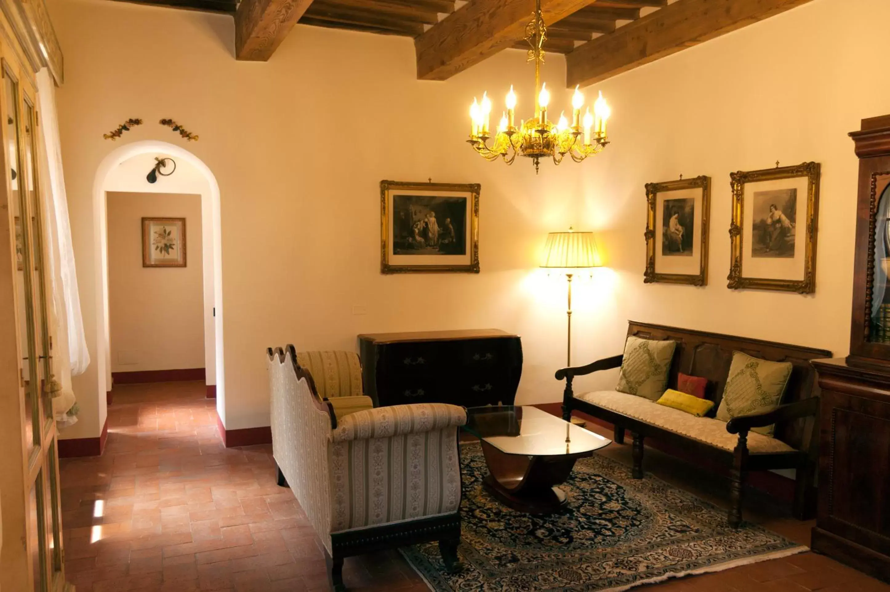 Living room, Seating Area in Palazzo Benucci