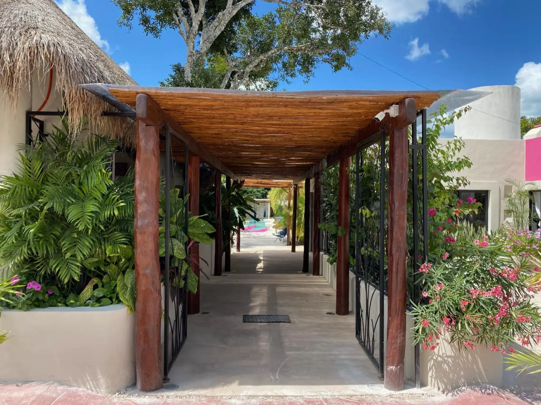 Facade/entrance in Blue Palm Bacalar