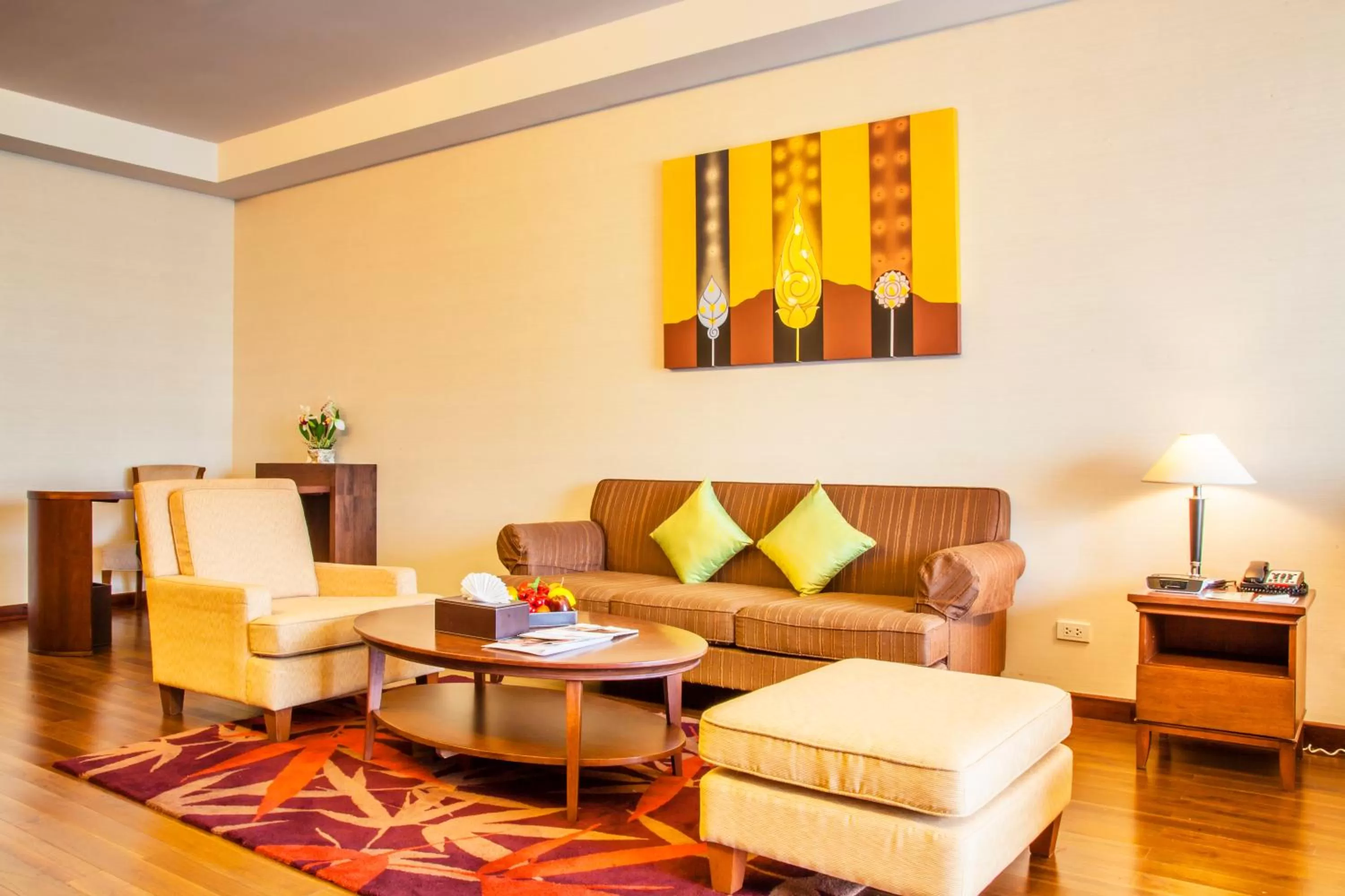 Seating area in Column Bangkok Hotel