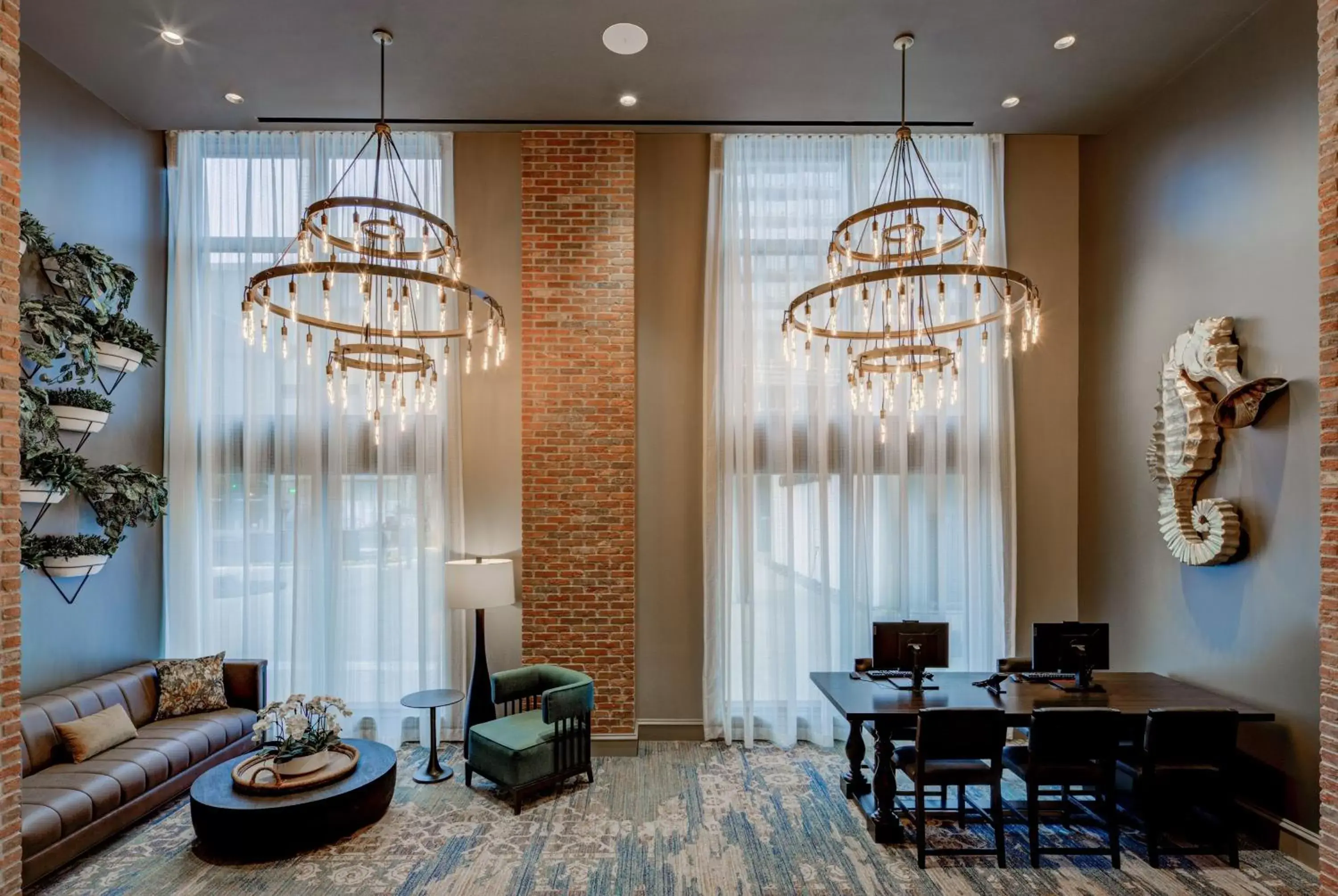 Lobby or reception, Restaurant/Places to Eat in Embassy Suites By Hilton Virginia Beach Oceanfront Resort