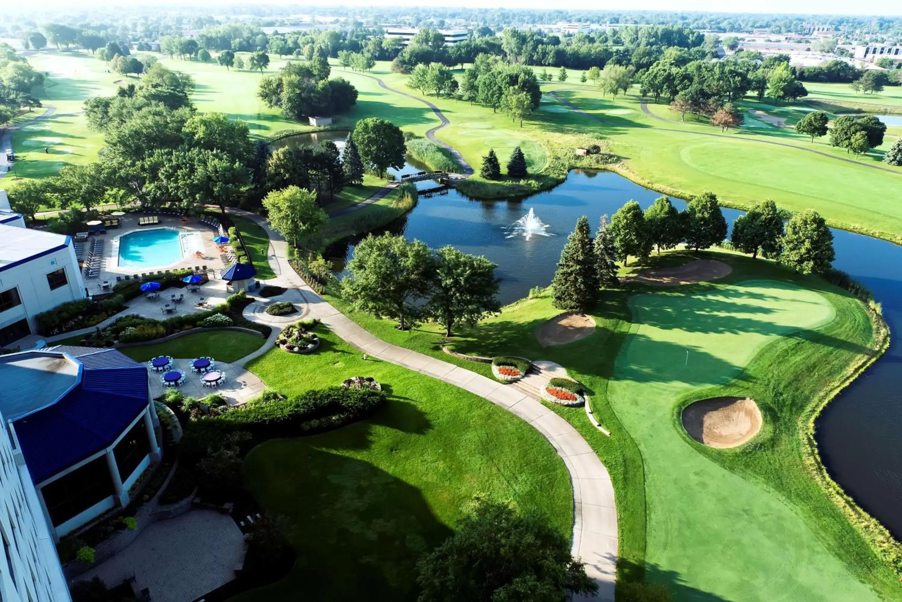 Meeting/conference room, Bird's-eye View in Hilton Chicago Oak Brook Hills Resort & Conference Center