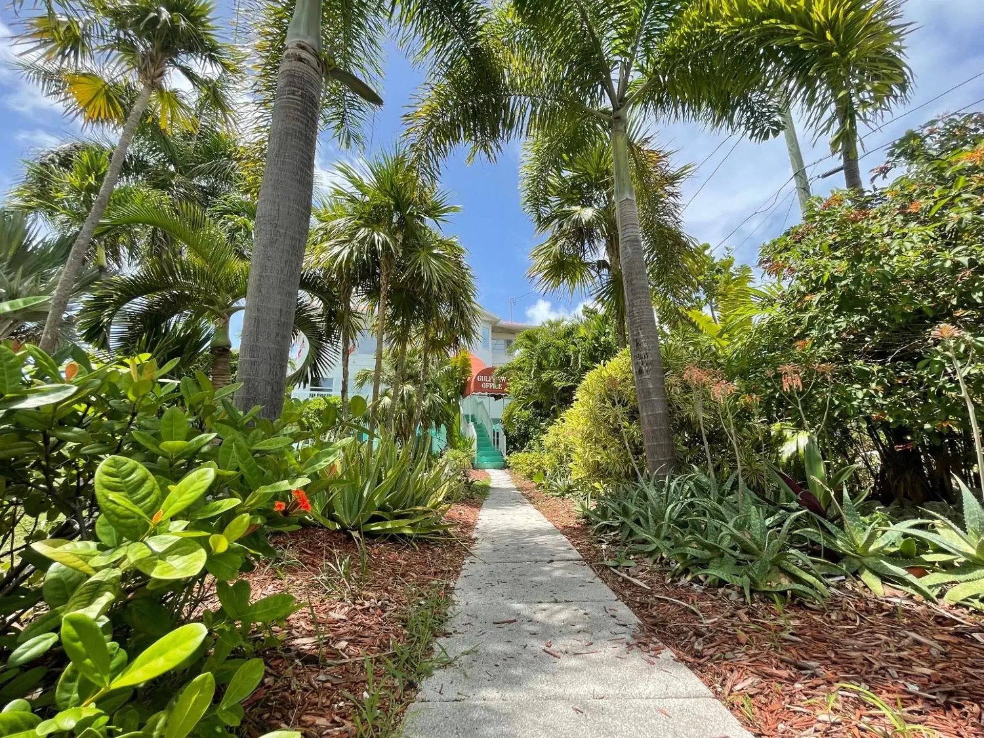 Garden in Gulf View Waterfront Resort