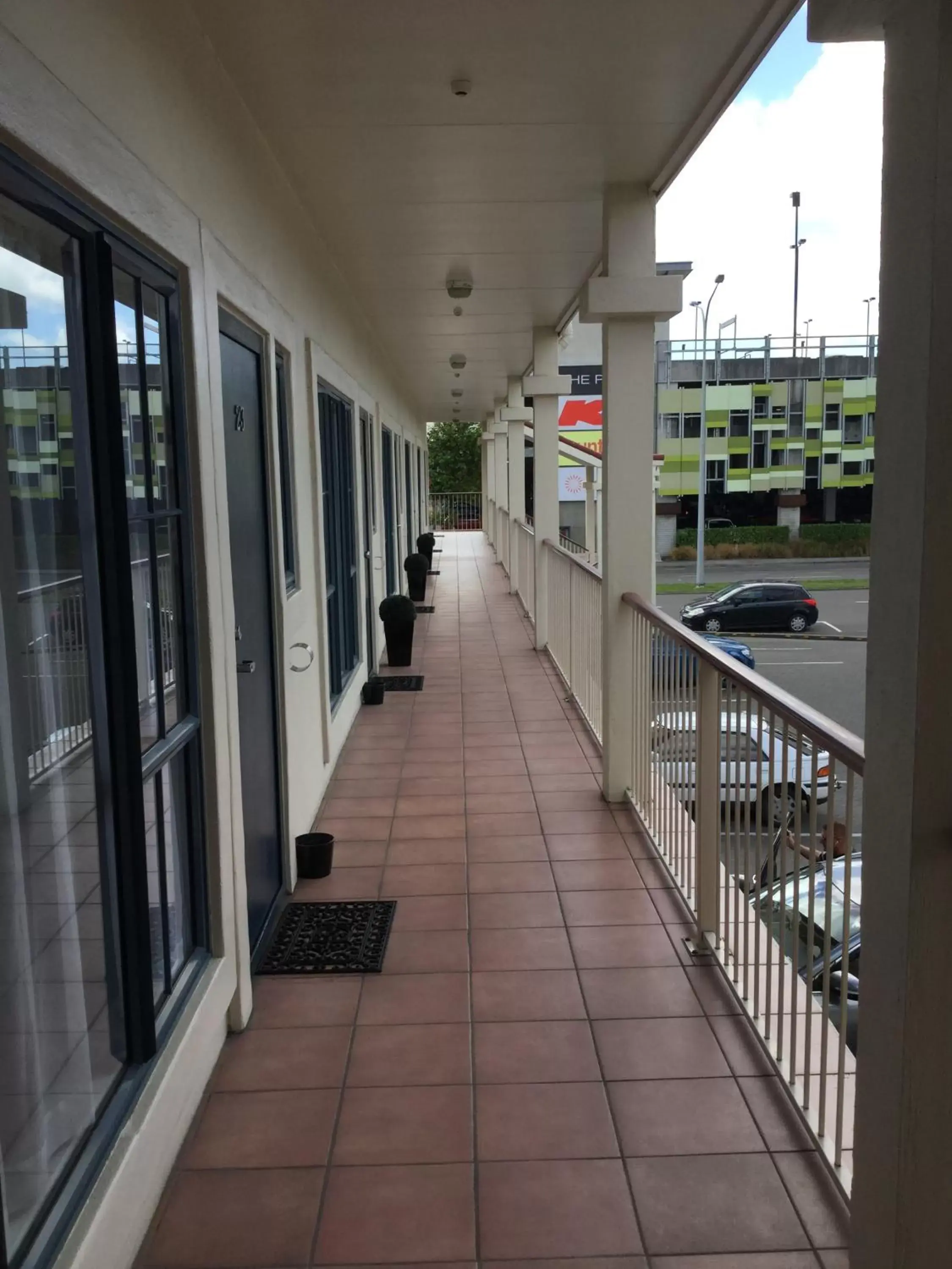 Balcony/Terrace in Aubyn Court Spa Motel