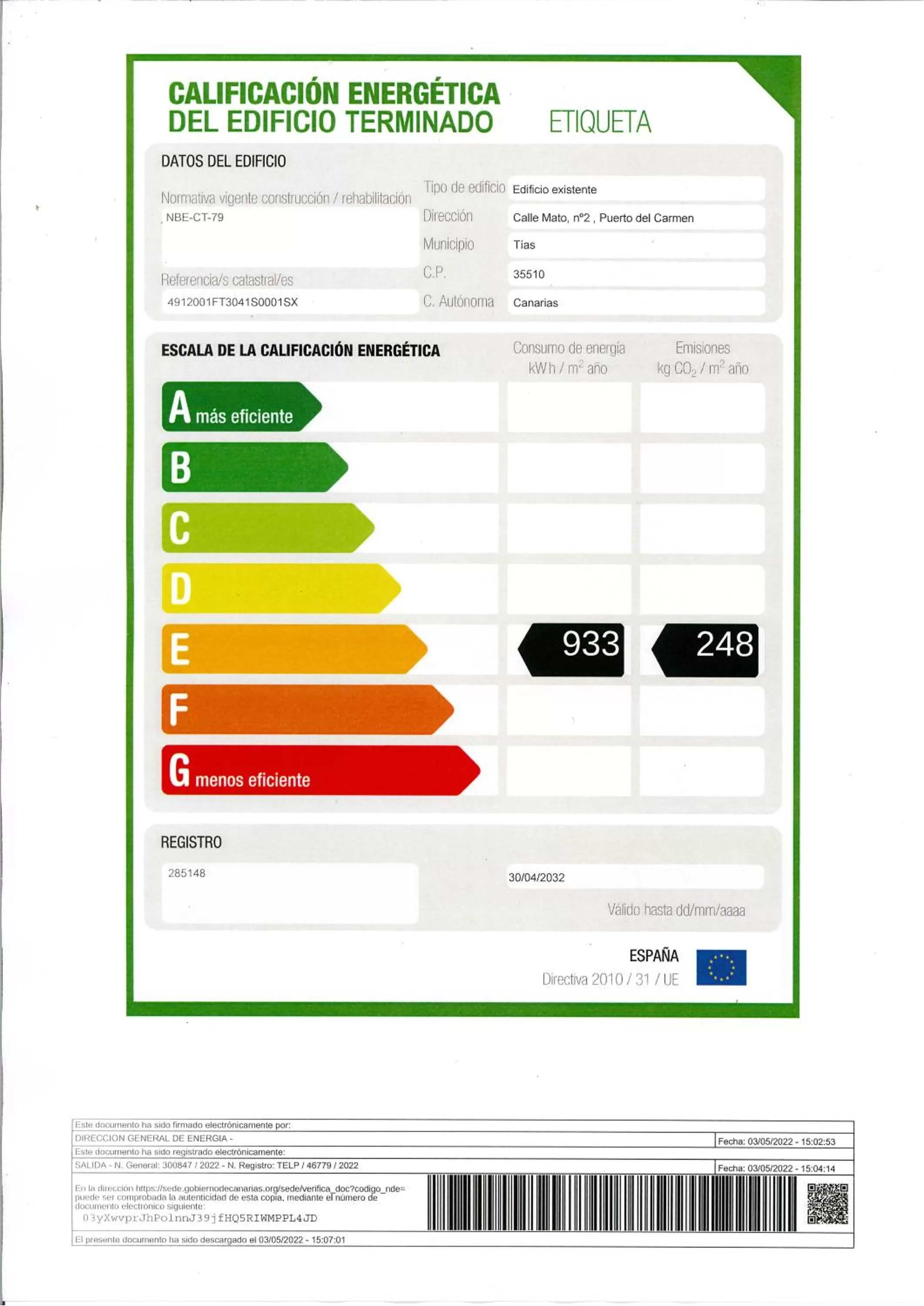 Logo/Certificate/Sign in Hotel Beatriz Playa & Spa