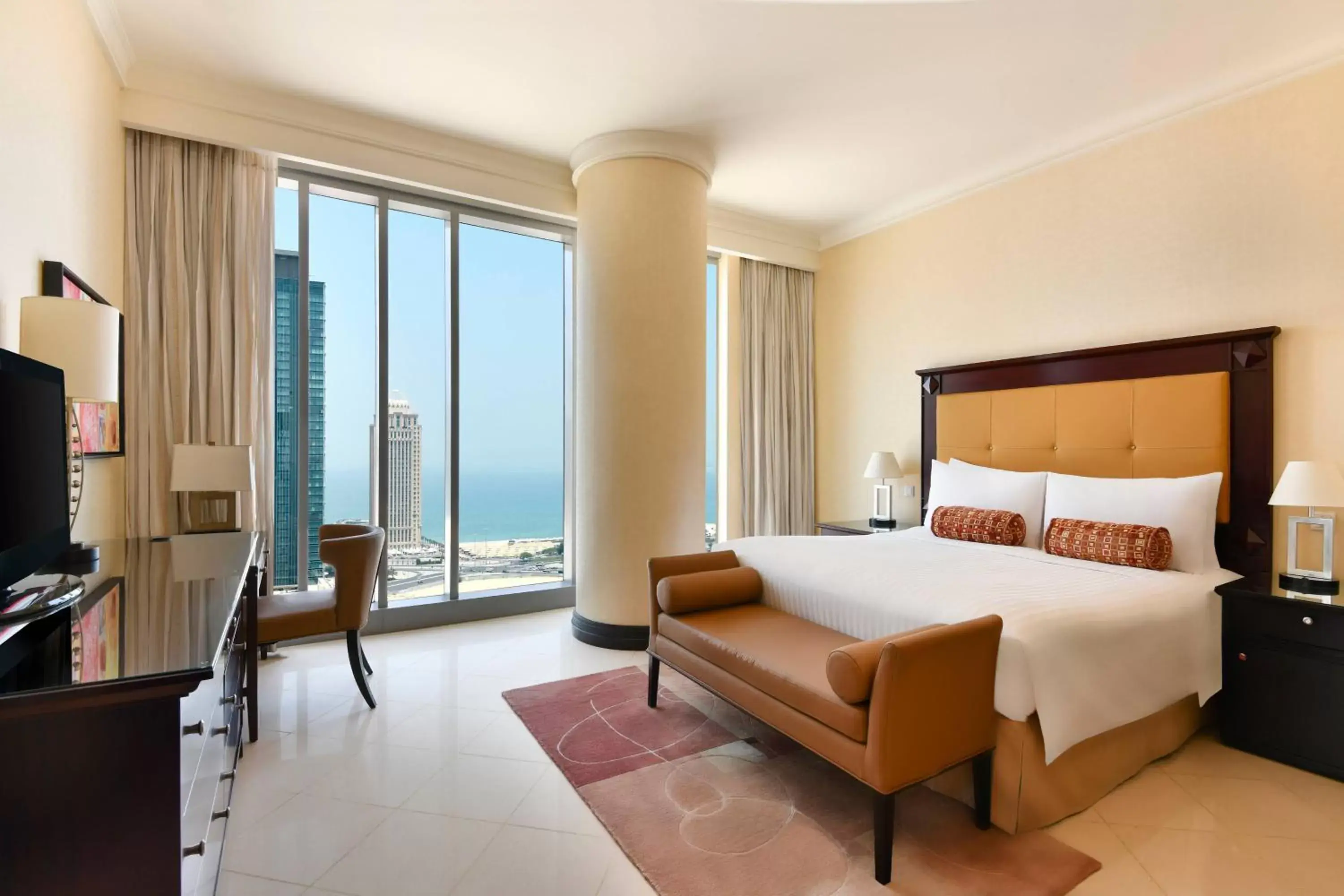 Bedroom in Marriott Marquis City Center Doha Hotel