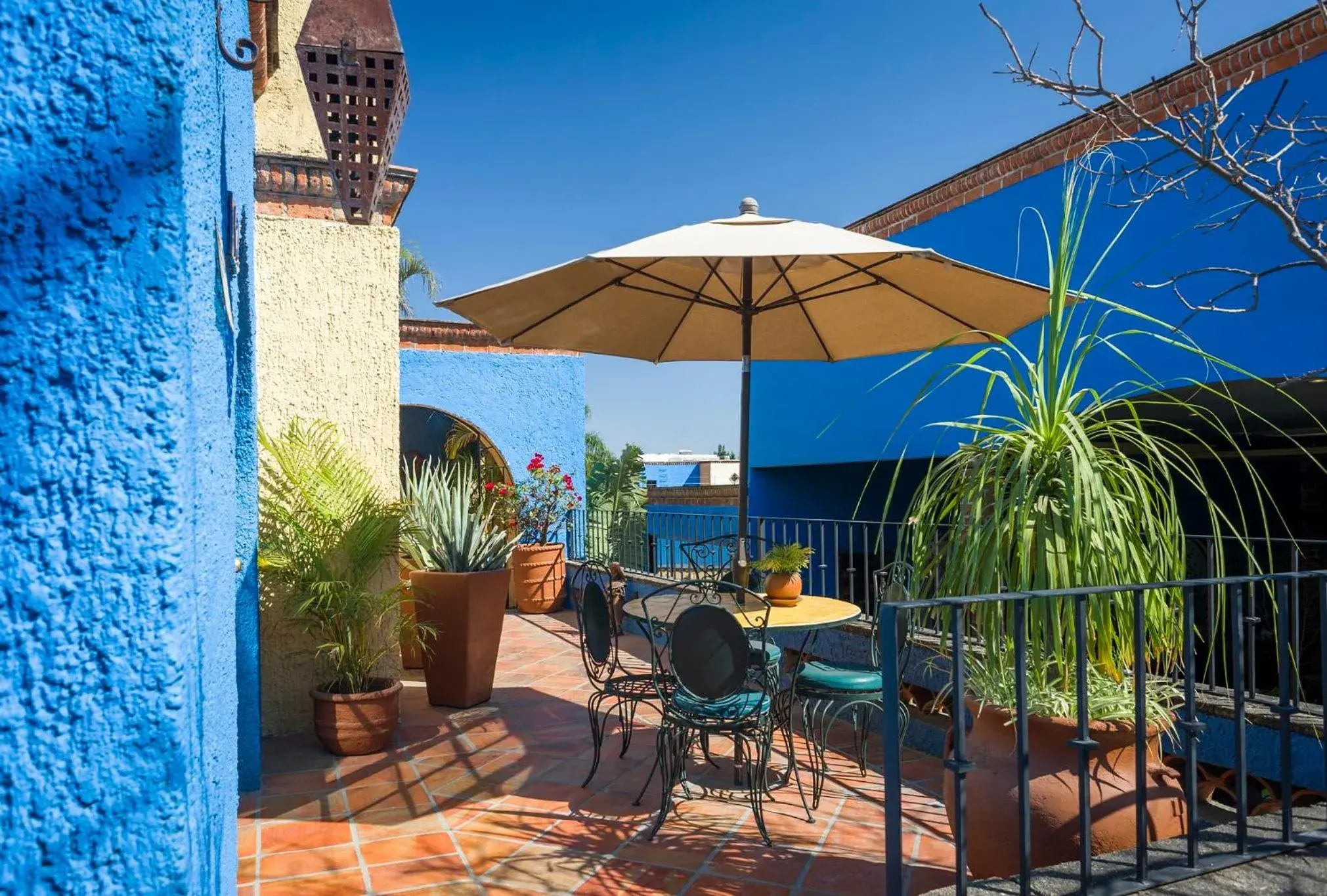 Patio in La Villa Del Ensueno Boutique Hotel