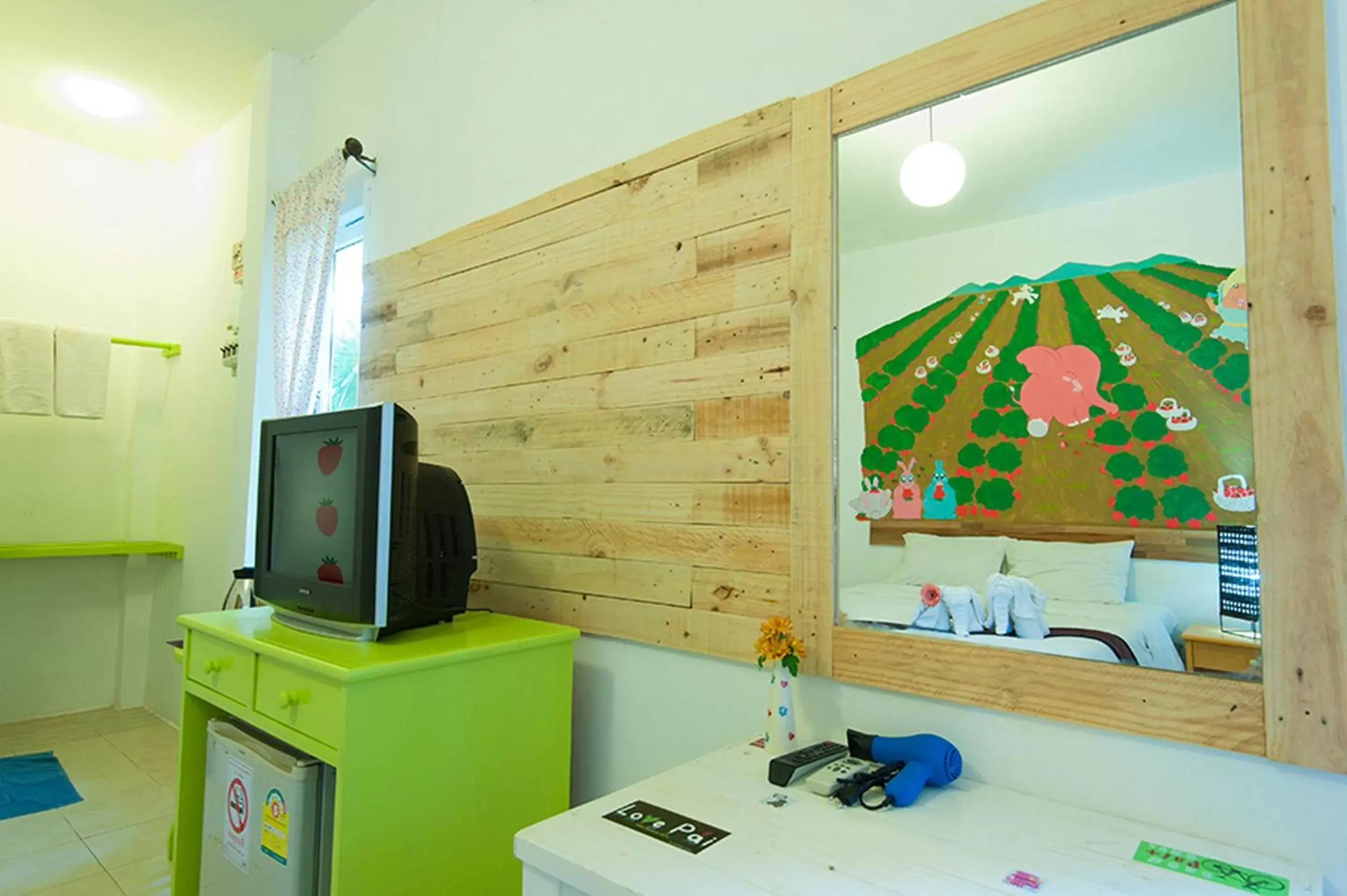 Bedroom in Baan Chokdee Pai Resort Bedroom in Baan Chokdee Pai Resort