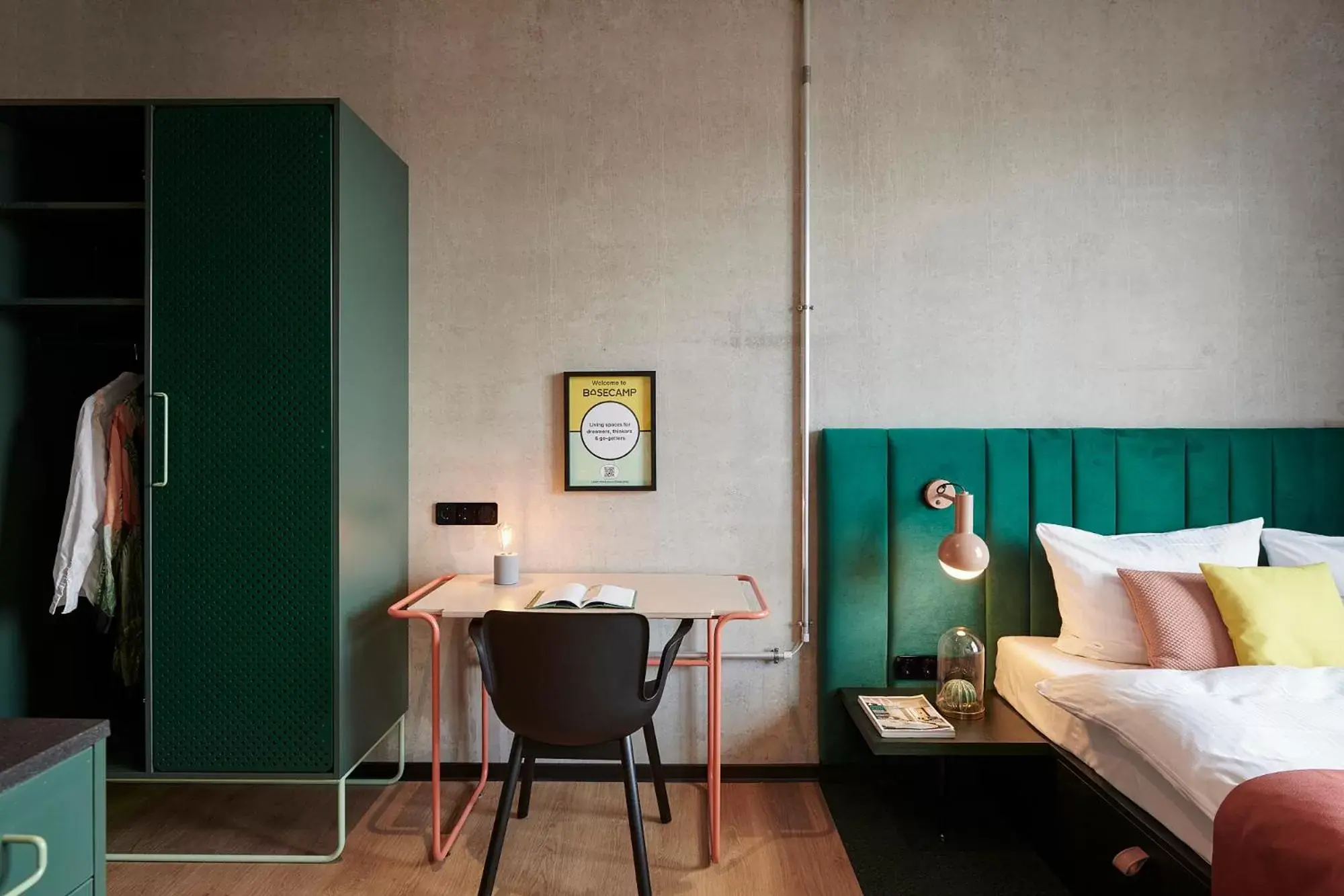 Bed in Basecamp Hotel Dortmund Bed in Basecamp Hotel Dortmund