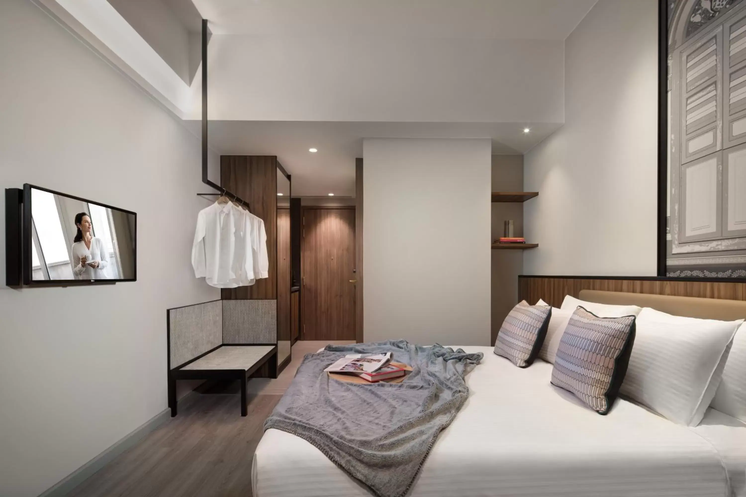 Bedroom, Bed in Citadines Rochor