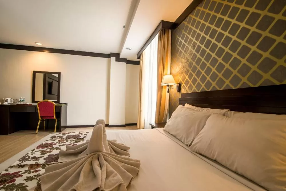 View (from property/room), Bed in De' Garden Hotel, Butterworth