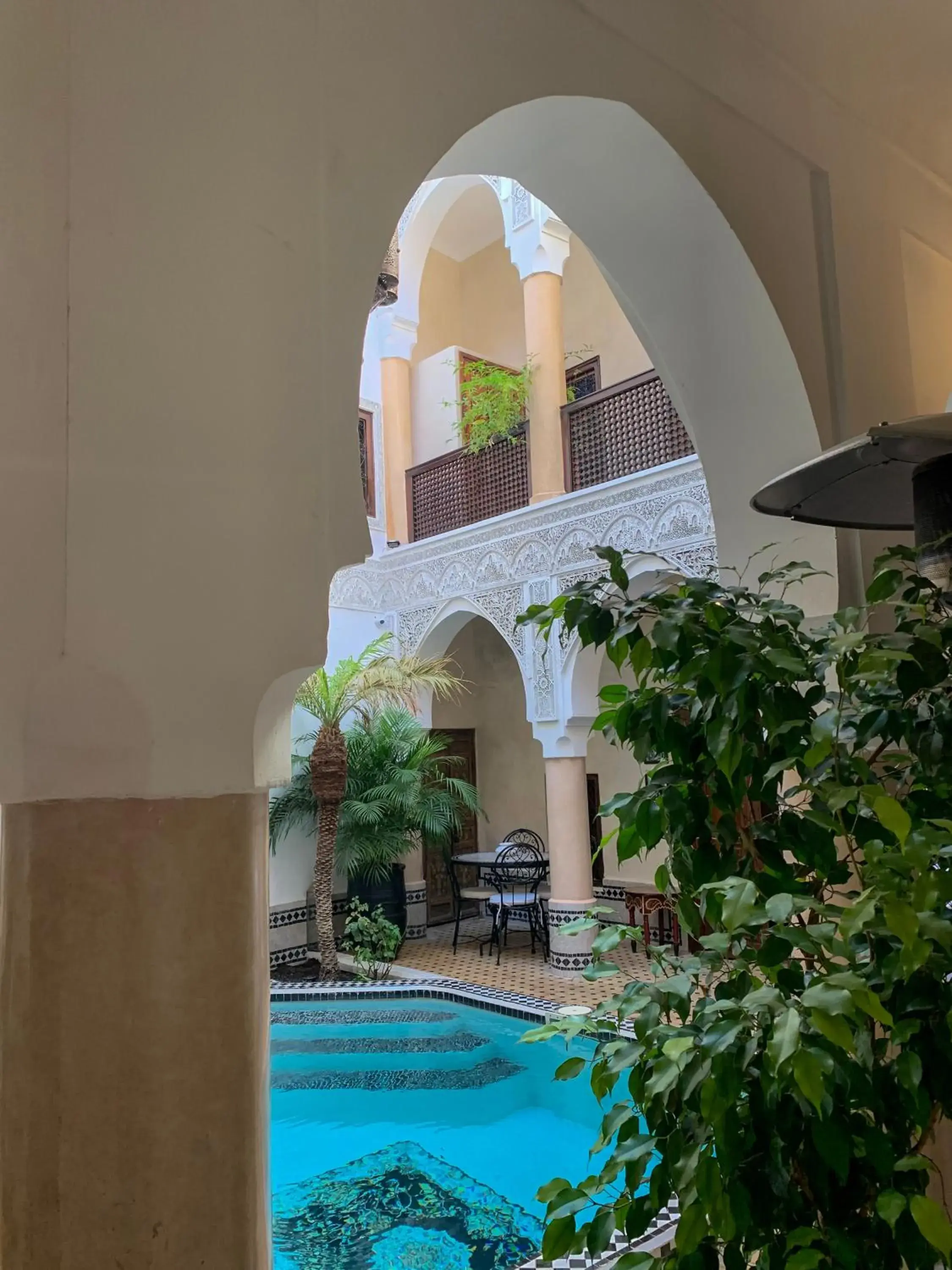 Patio, Swimming Pool in Riad Abaka hotel & boutique