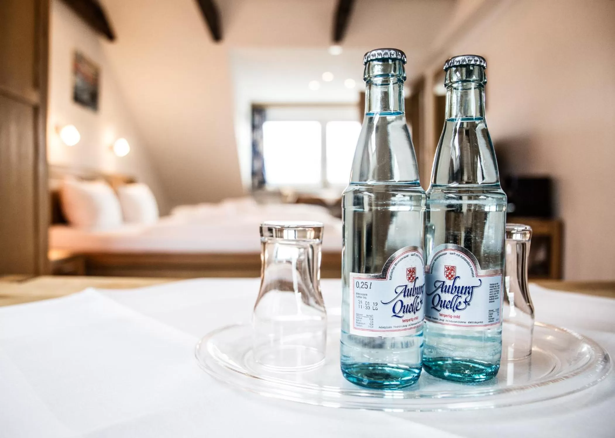 Non alcoholic drinks, Bed in Hotel Tum Stüürmann