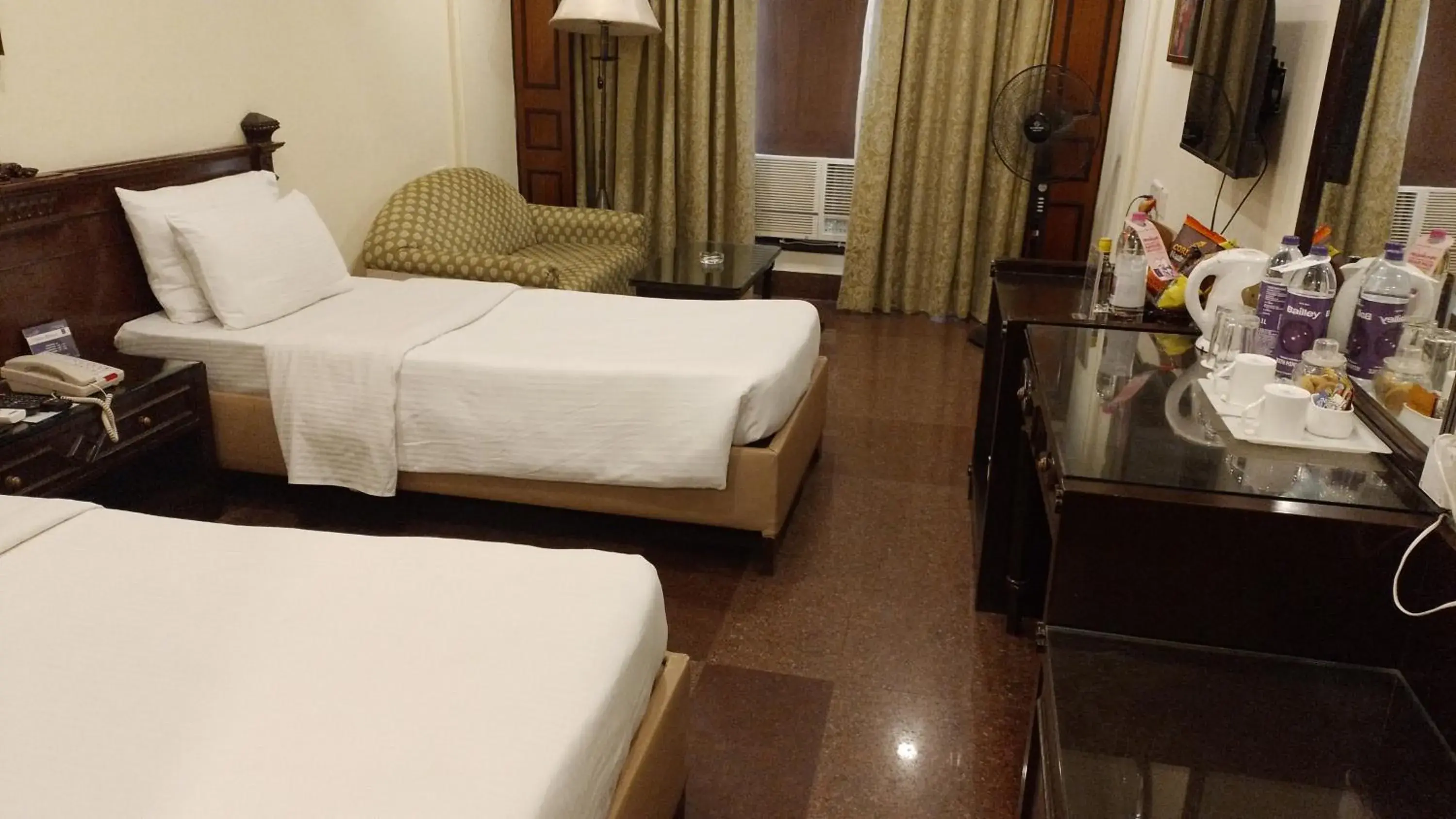 Bed in Empires Hotel