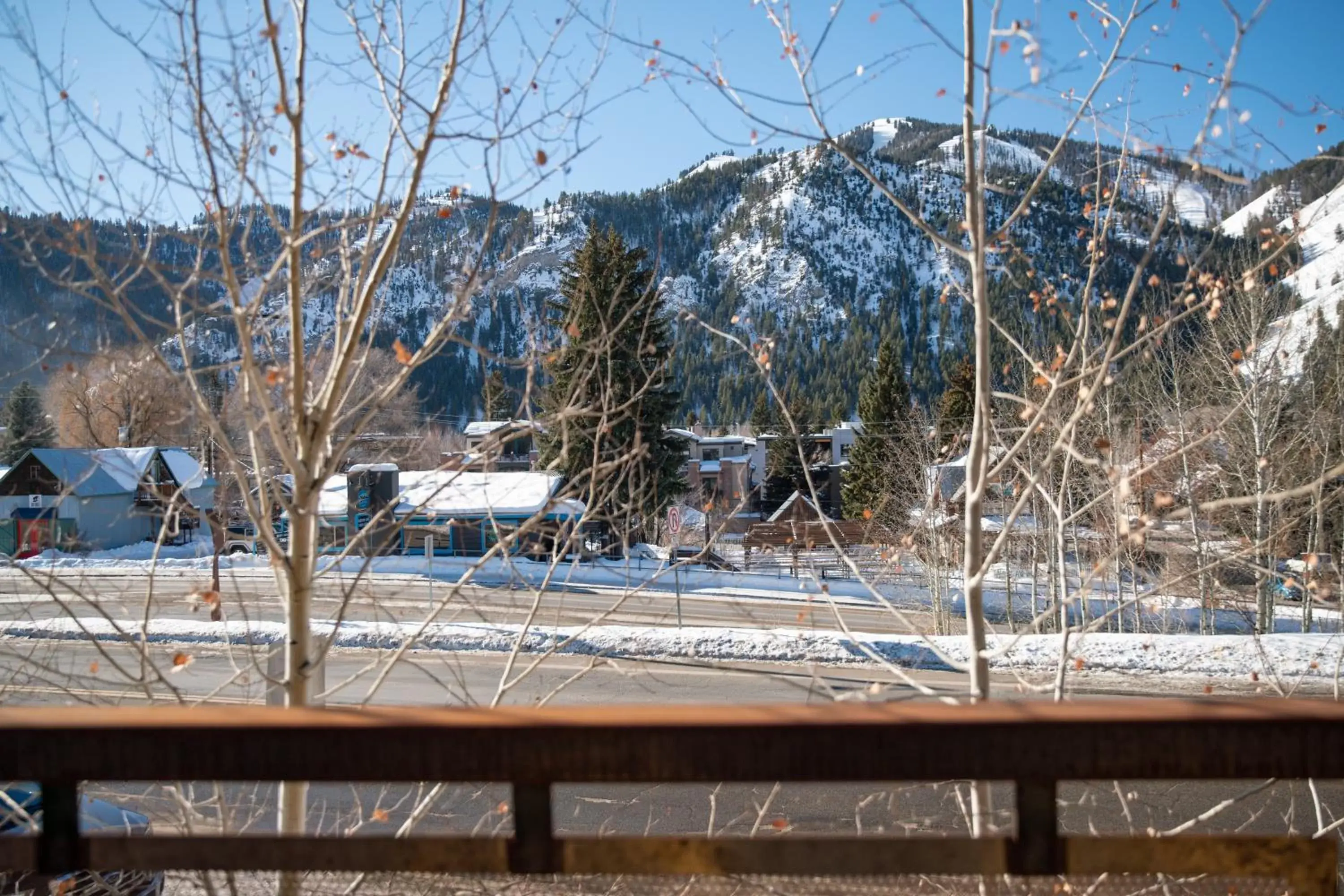 Mountain view, Winter in Hotel Ketchum