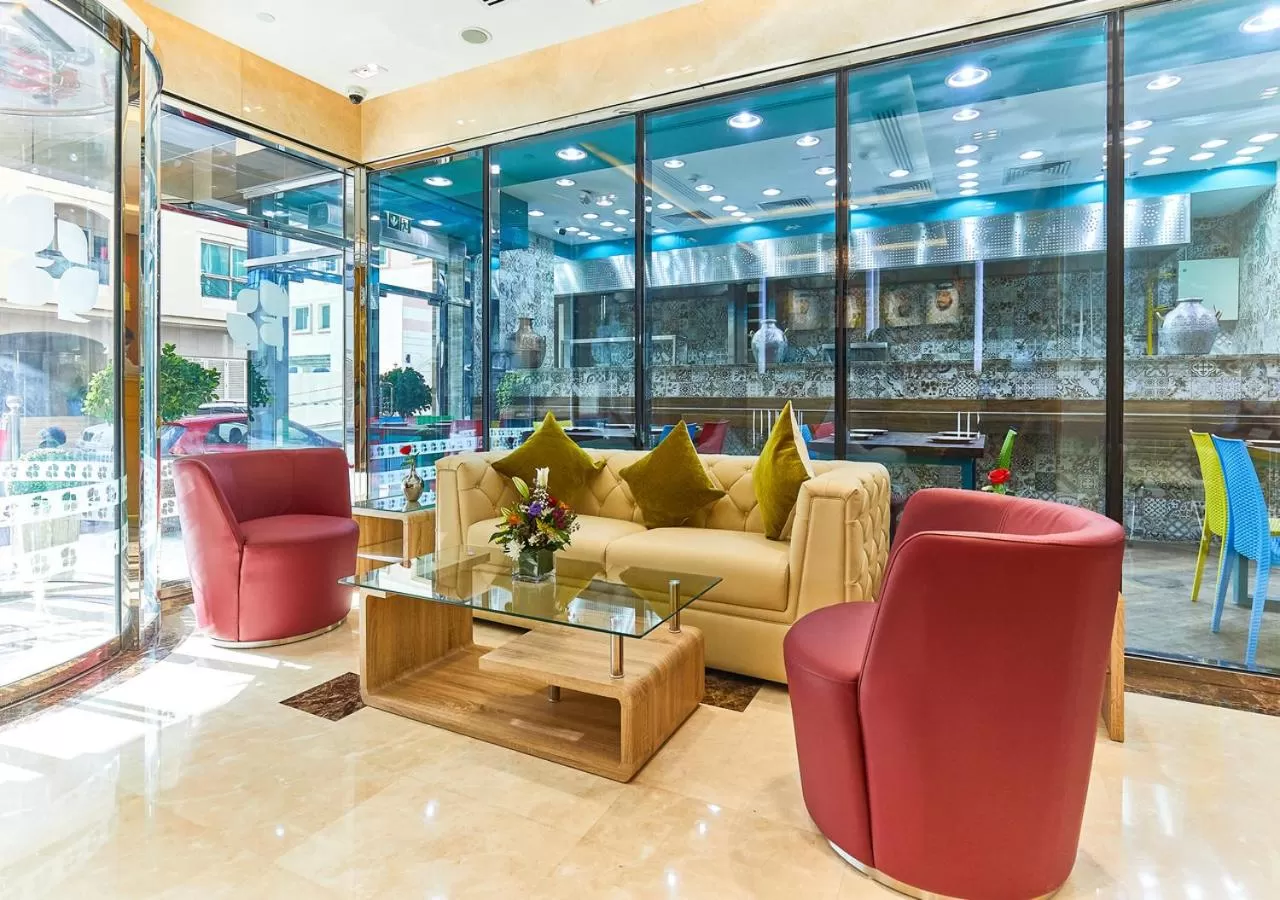 Lobby or reception in Rose Plaza Hotel Al Barsha