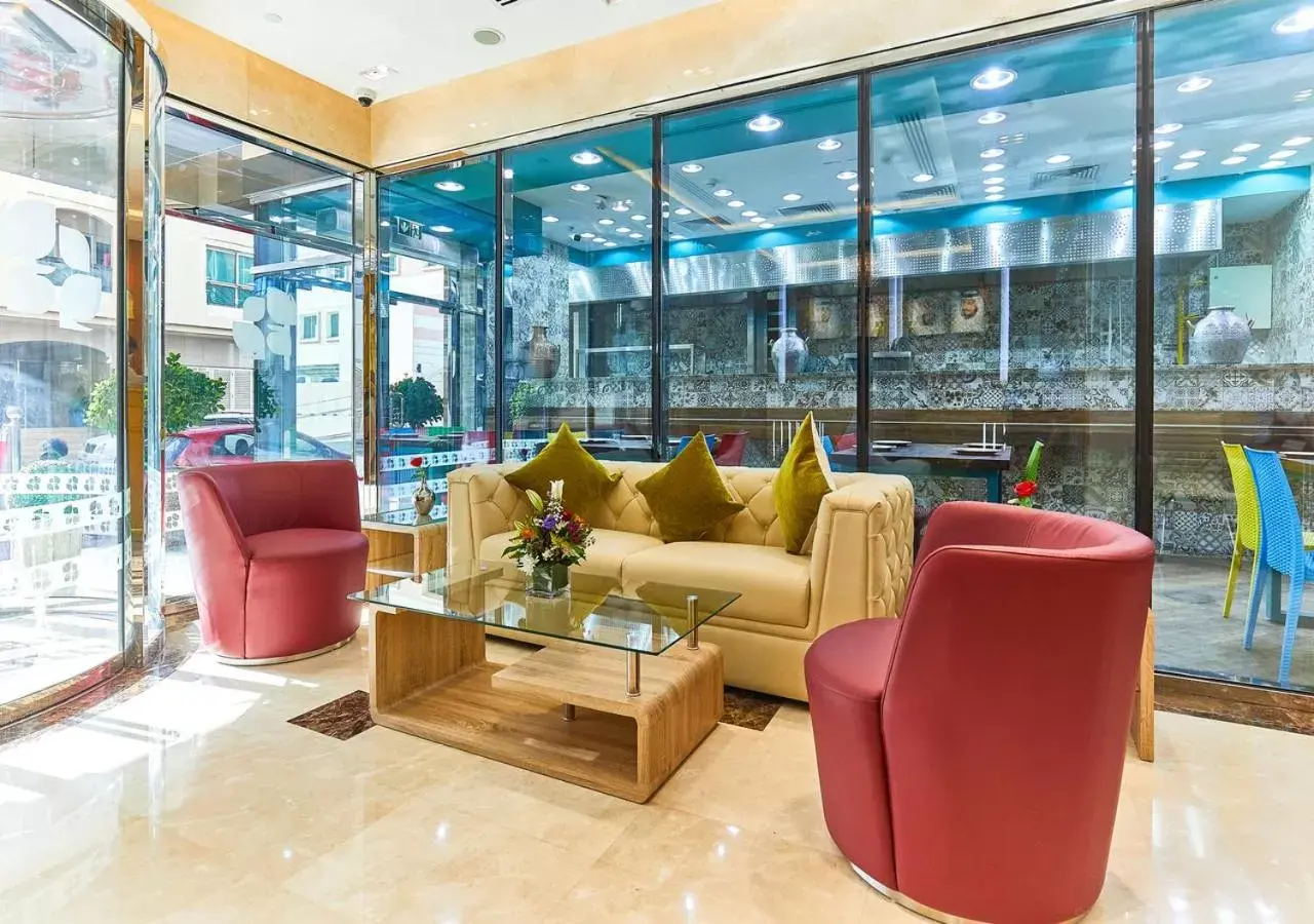 Lobby or reception, Lobby/Reception in Rose Plaza Hotel Al Barsha