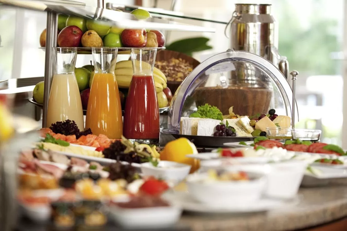 Buffet breakfast in Mercure Hotel Schweinfurt Maininsel