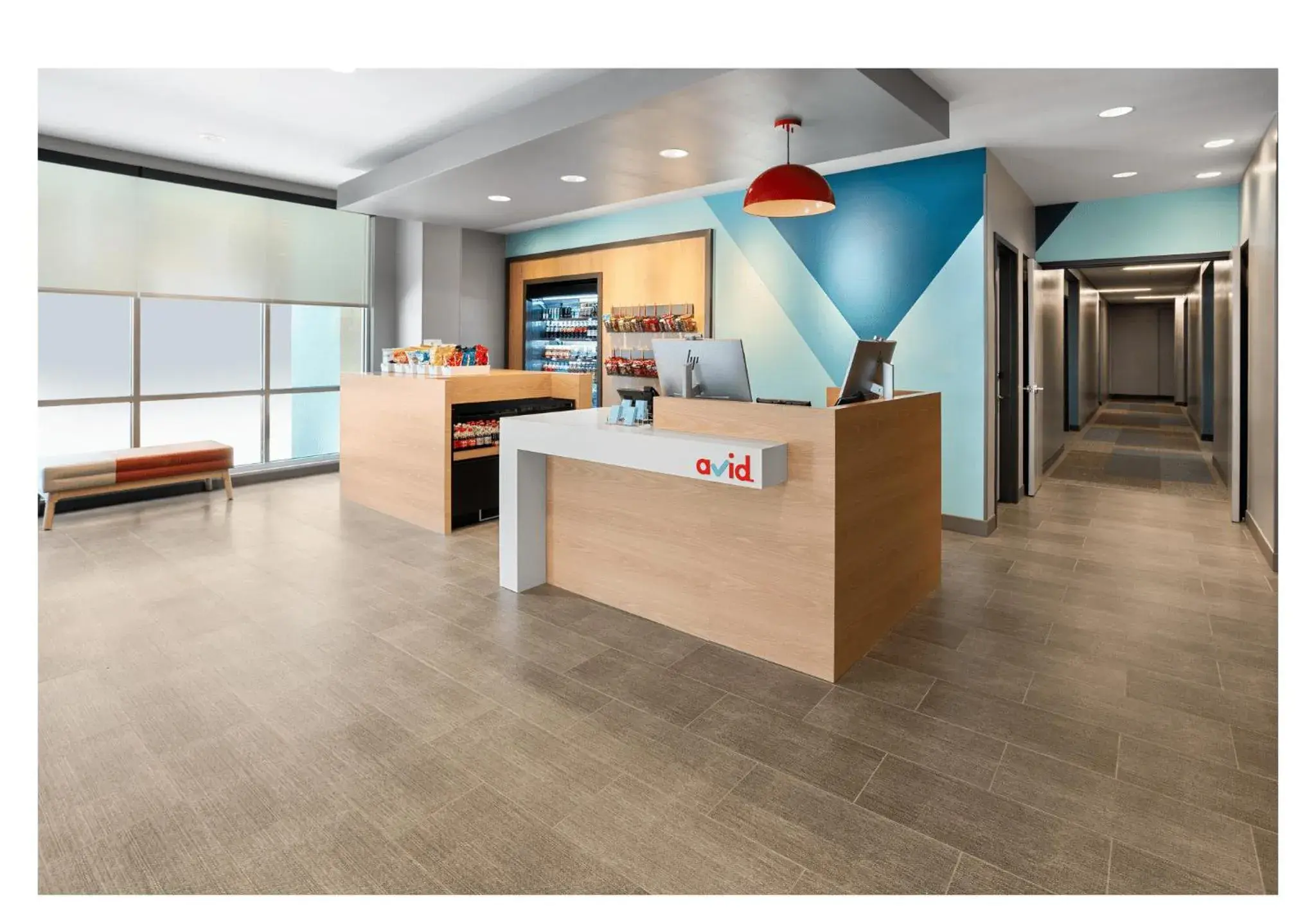 Lobby/Reception in avid hotels - Brooklyn Dyker Heights, an IHG Hotel-BRAND NEW