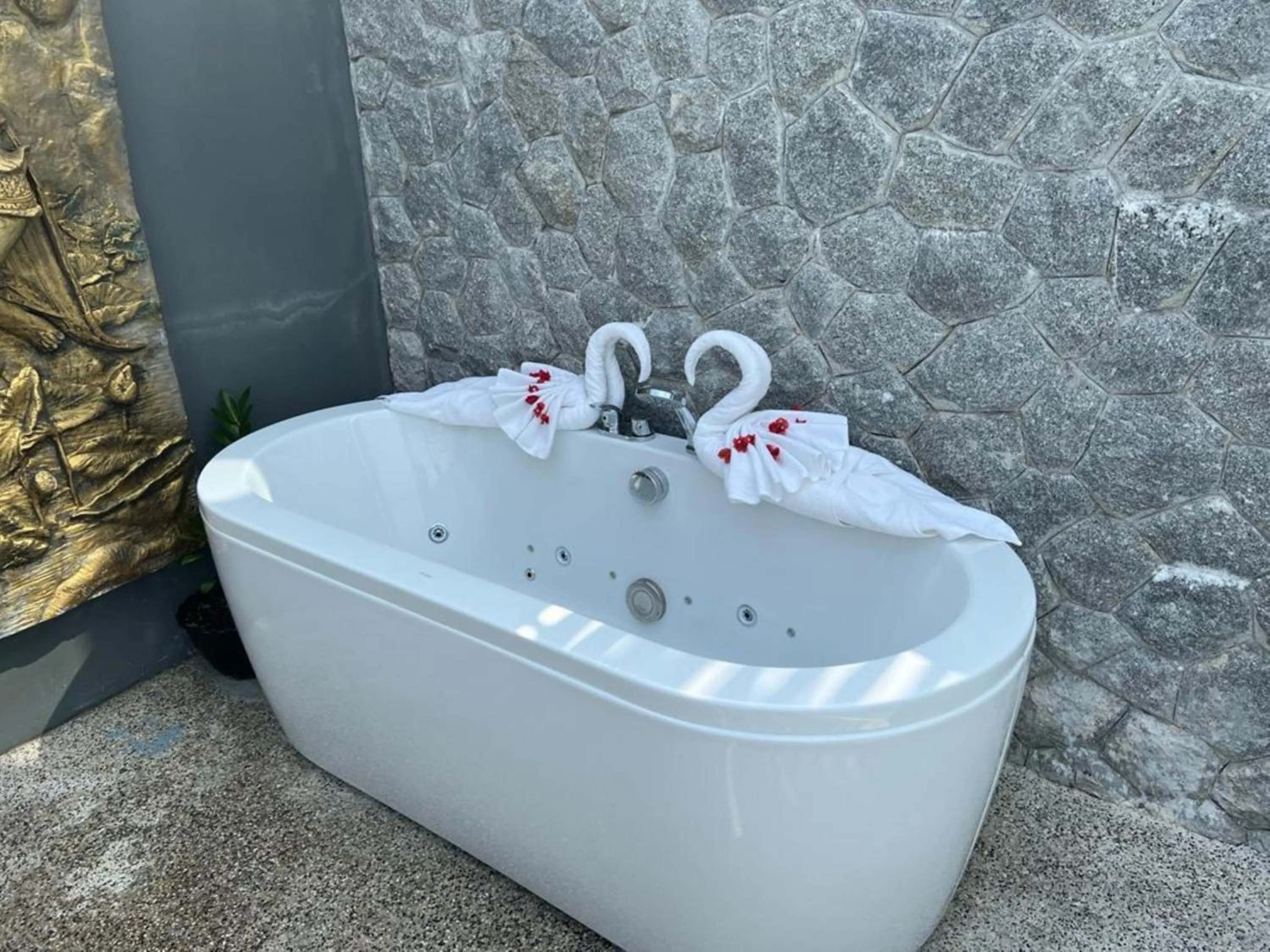 Open Air Bath in Peace Blue Naiharn Naturist Resort Phuket SHA Extra Plus