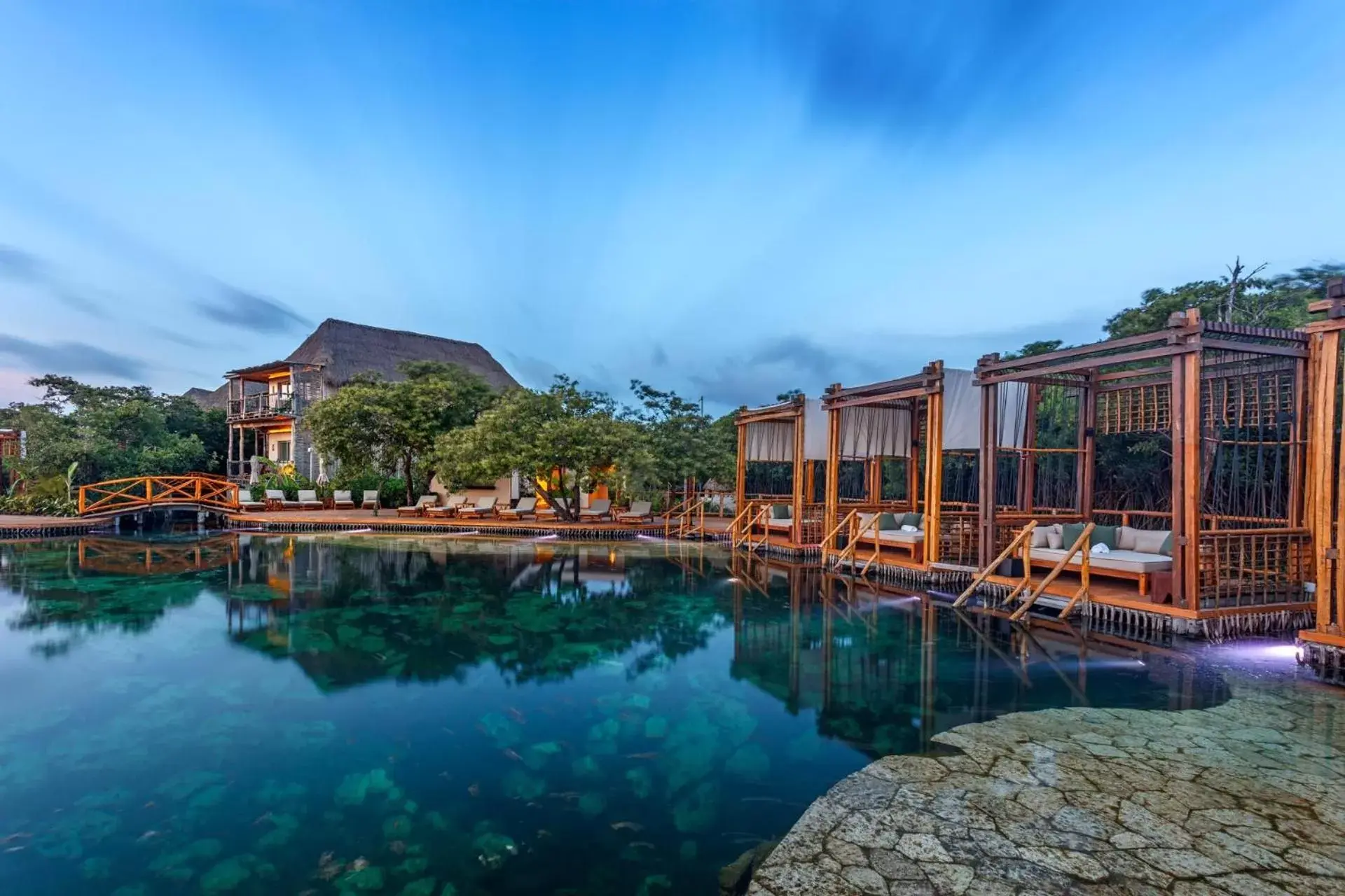 Swimming Pool in Hotel Shibari - Restaurant & Cenote Club