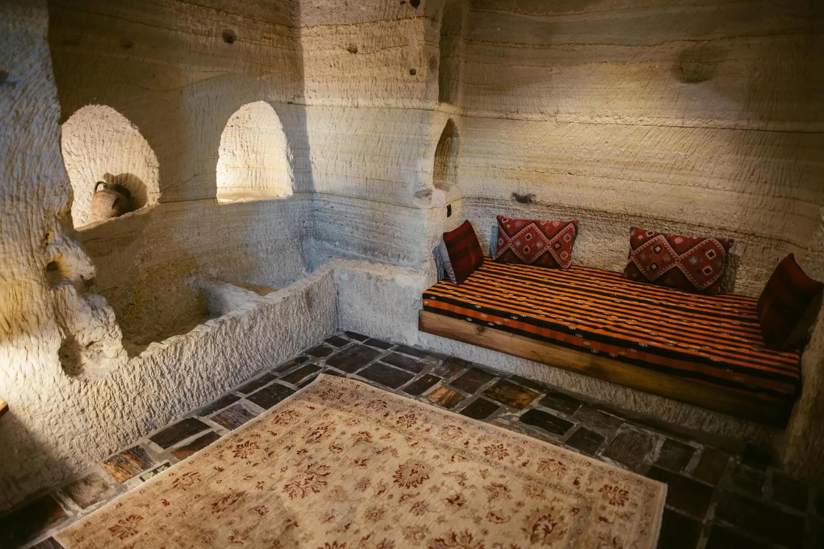 Living room in Kelebek Special Cave Hotel & Spa