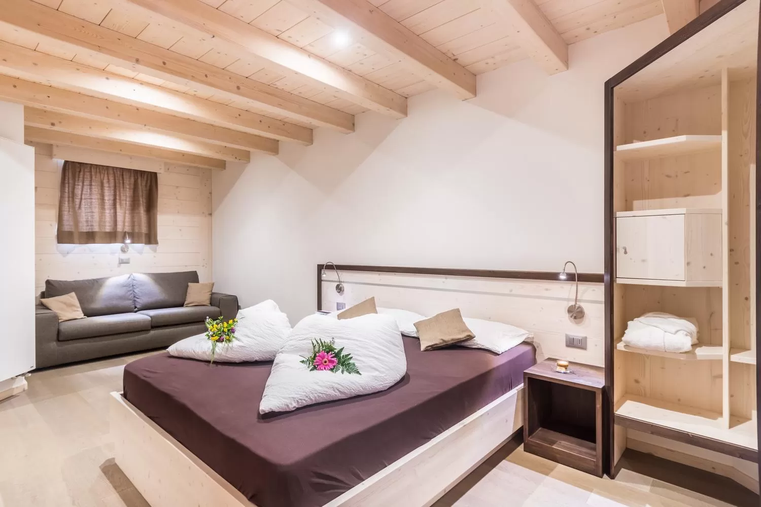 Bedroom, Bed in Hotel La Sorgente