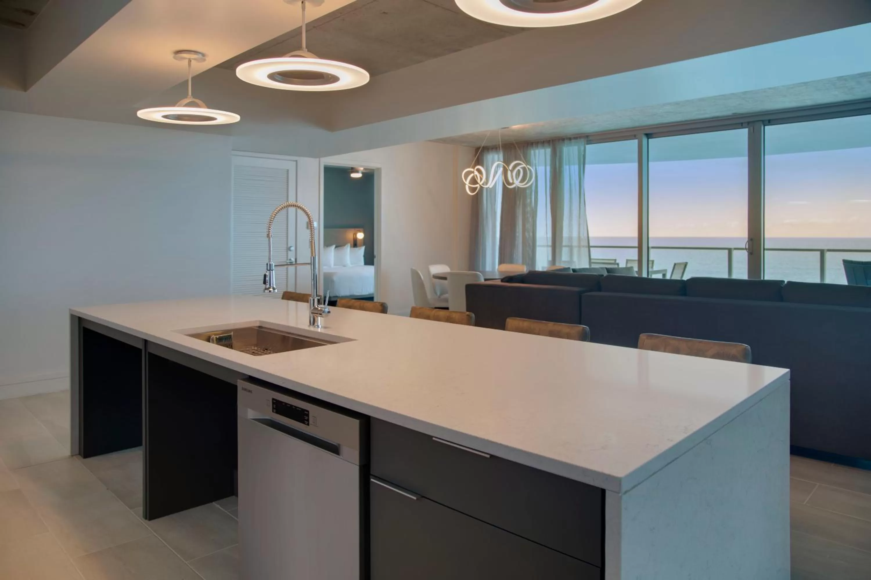 Kitchen or kitchenette in Max Beach Resort